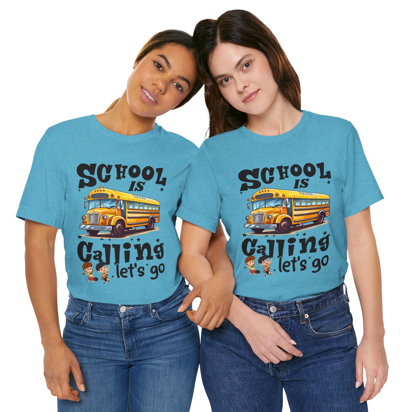 School Is calling T-shirt, First Day Of School T-Shirt, Teacher Back To school unisex jersey short sleeve.First Day Vibes T-Shirt.