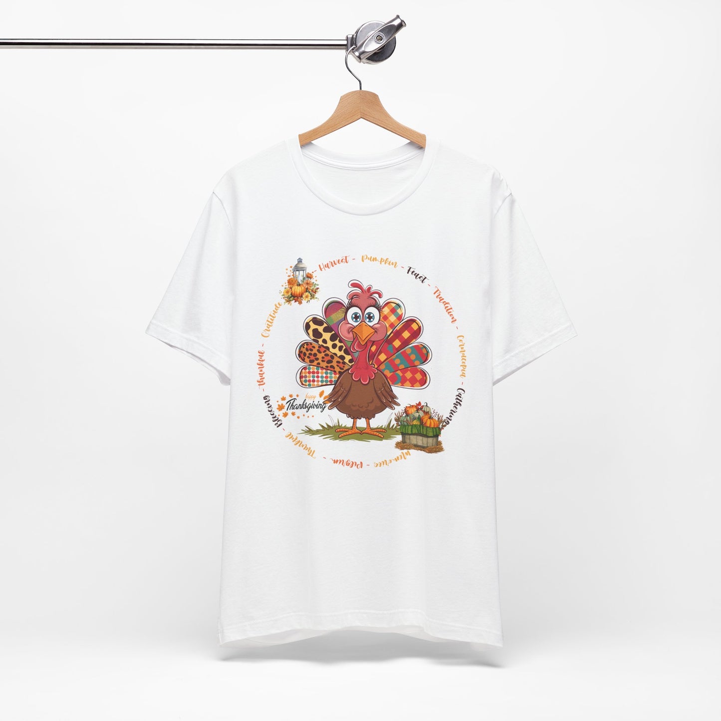 Happy Thanksgiving T-shirt, Happy thanksgiving 2024 T-shirt, Thanksgiving Gift,Turkey Shirt, Family Thanksgiving, Holiday Outfit.