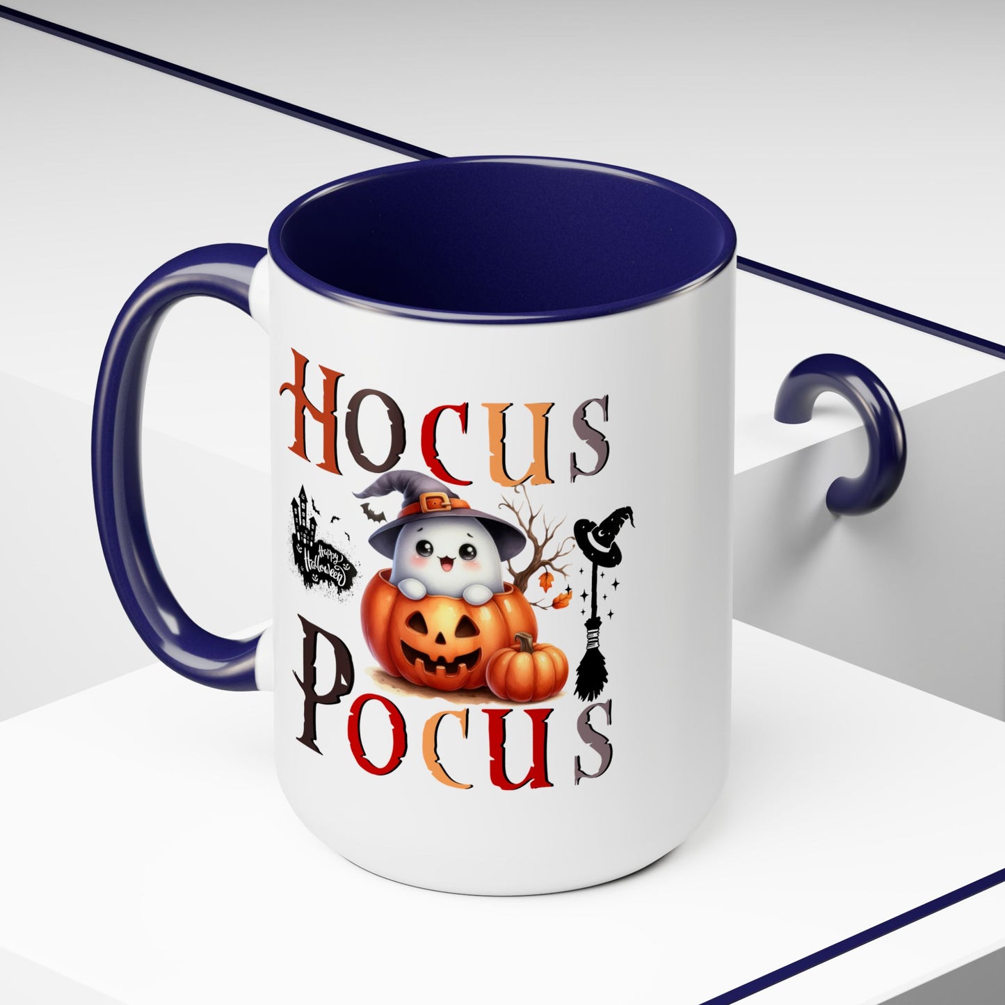 Hocus Pocus Halloween Coffee Mug,  Let's Go Halloween Coffee Mug, Trick or Treat Halloween Coffee Mug, Cute Skeleton Coffee Mug, Spooky Season Halloween Coffee Mug.