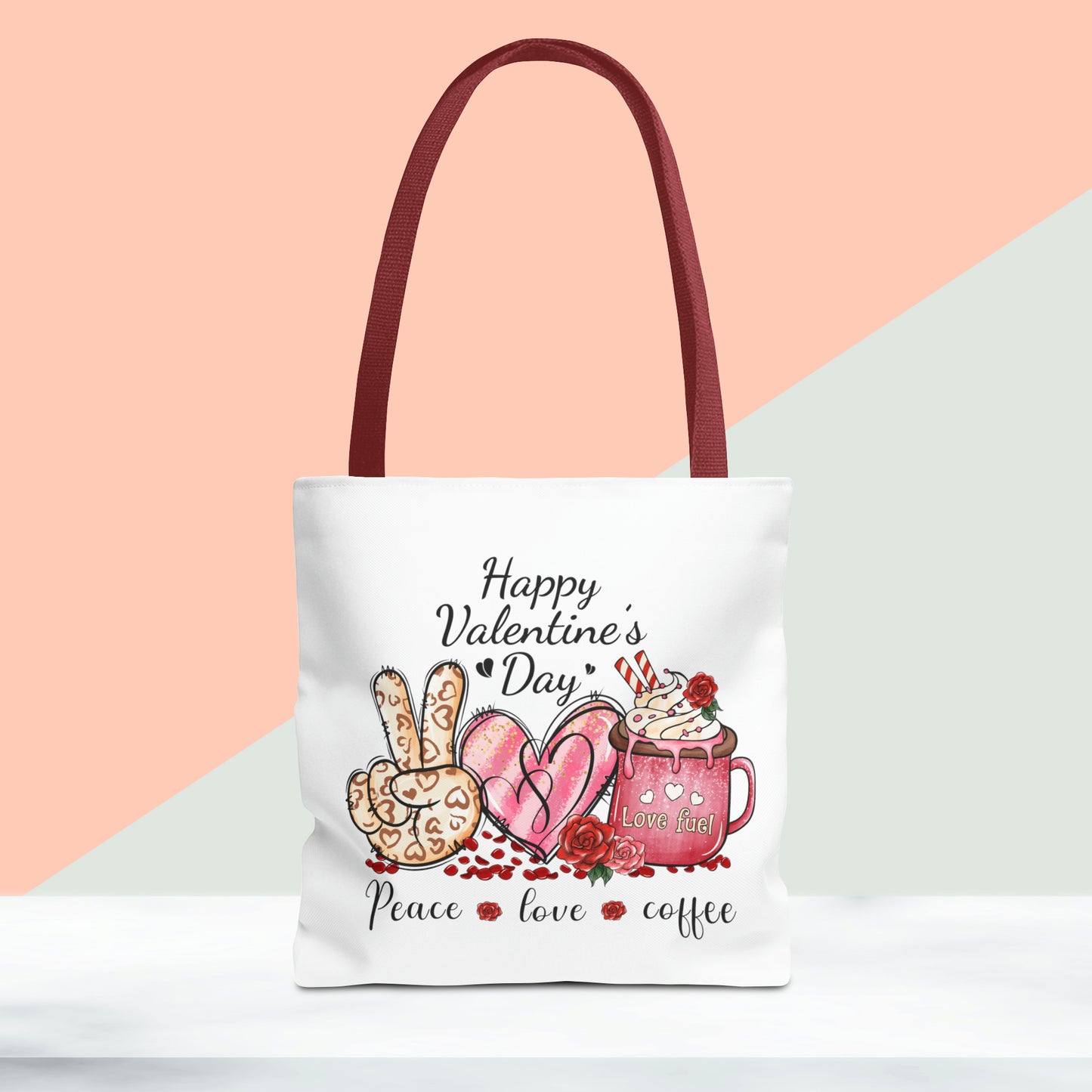 Happy Valentines Day Tote Bag