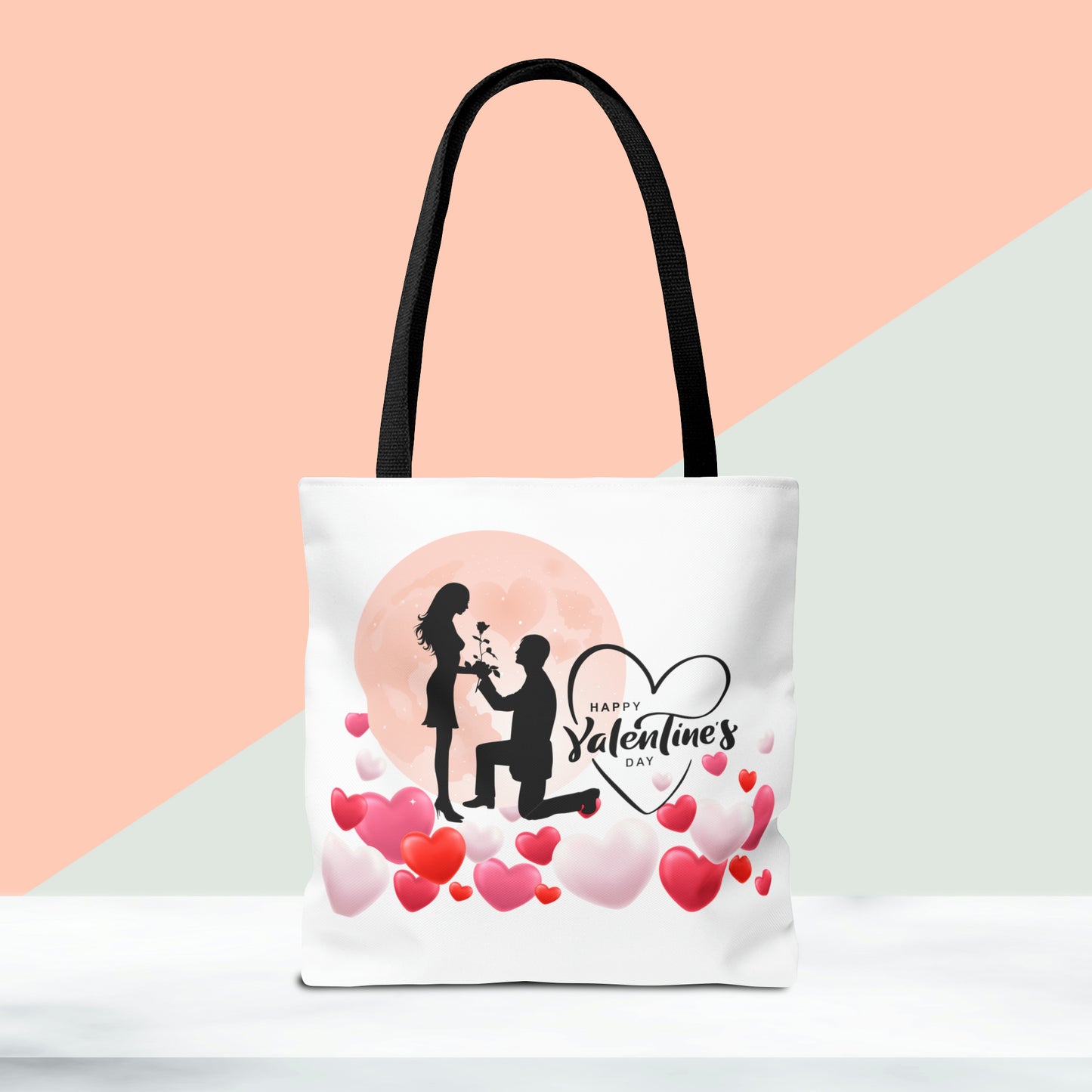 Happy Valentines Day Tote Bag