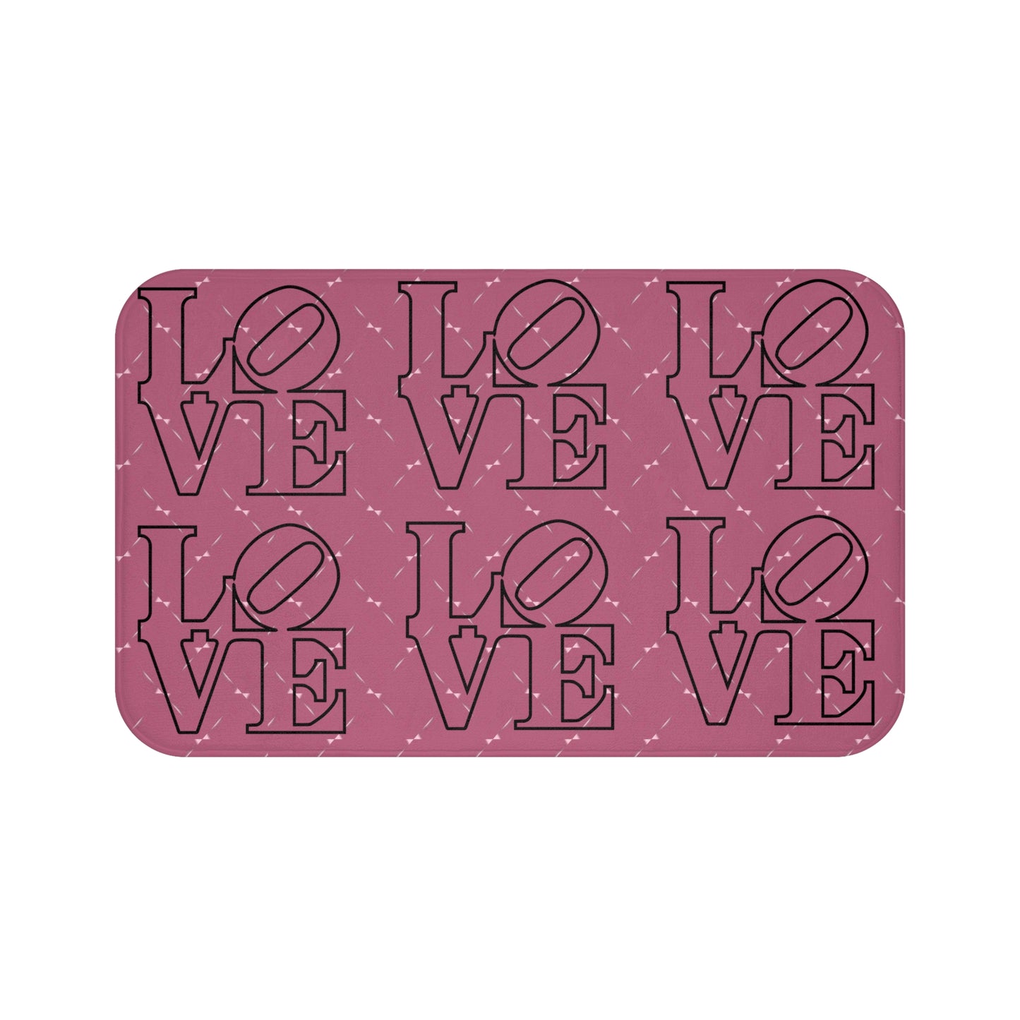 Happy Valentines Day Bath Mat