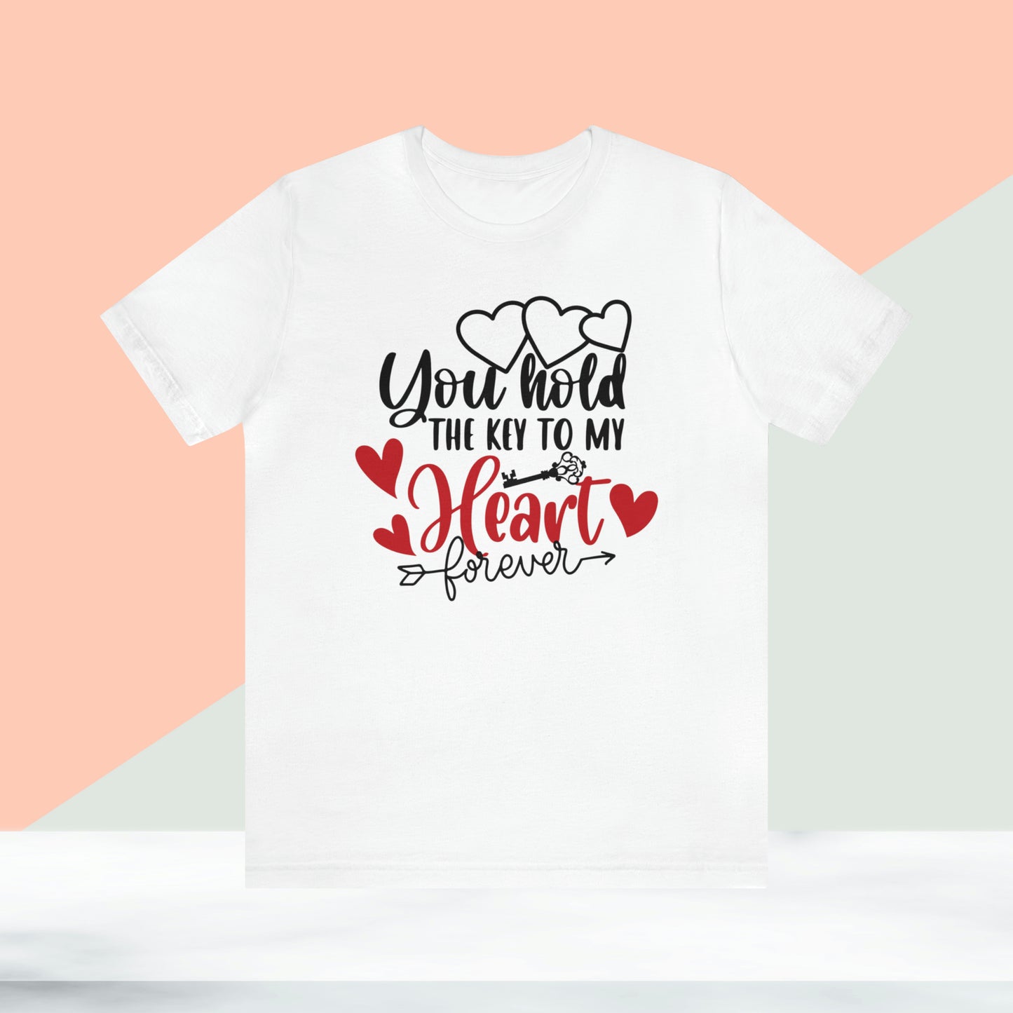 Happy valentines day Unisex Jersey Short Sleeve Tee