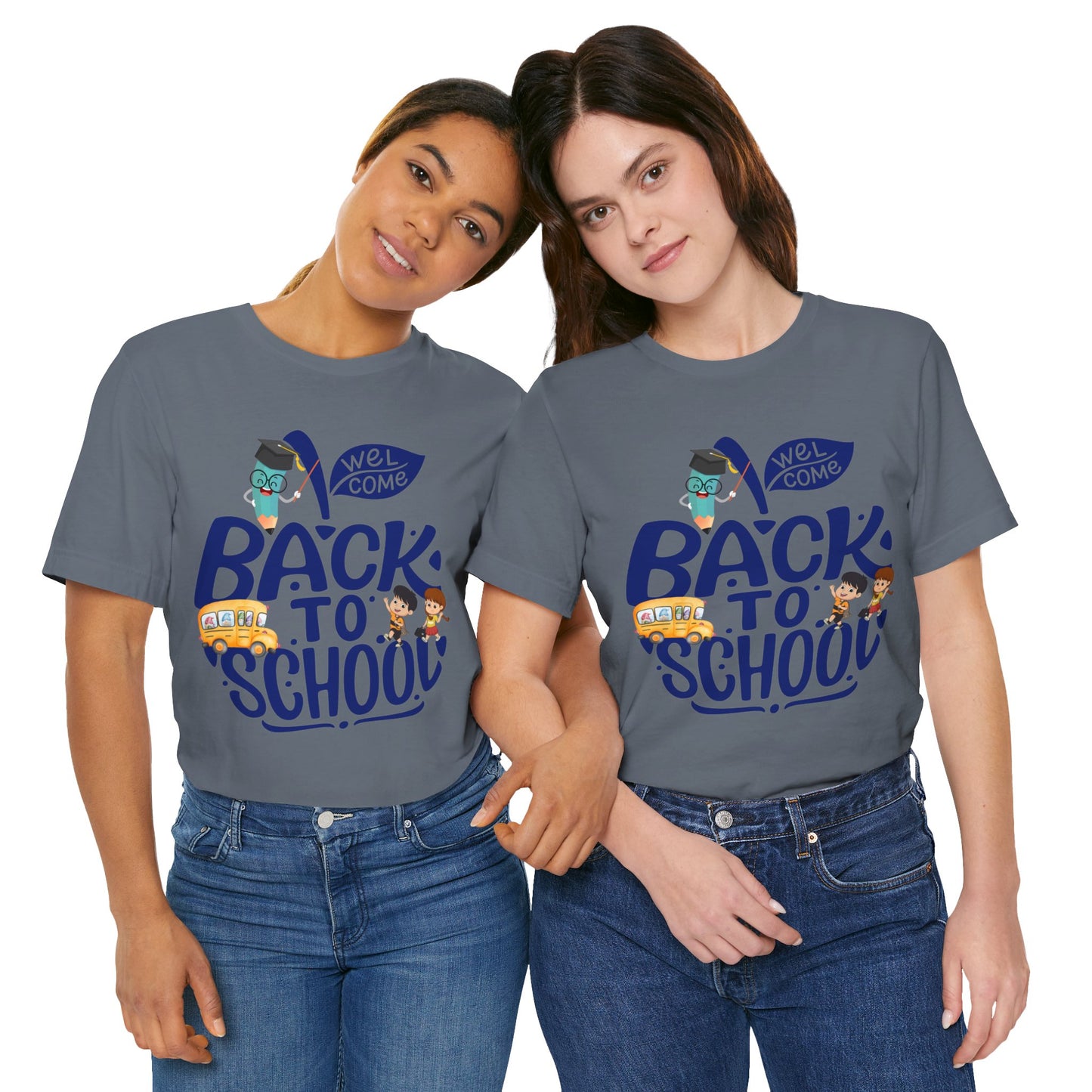 Welcome Back To School T-Shirt, Teacher T-Shirt, Teacher Back To school unisex jersey short sleeve.First Day Vibes T-Shirt.