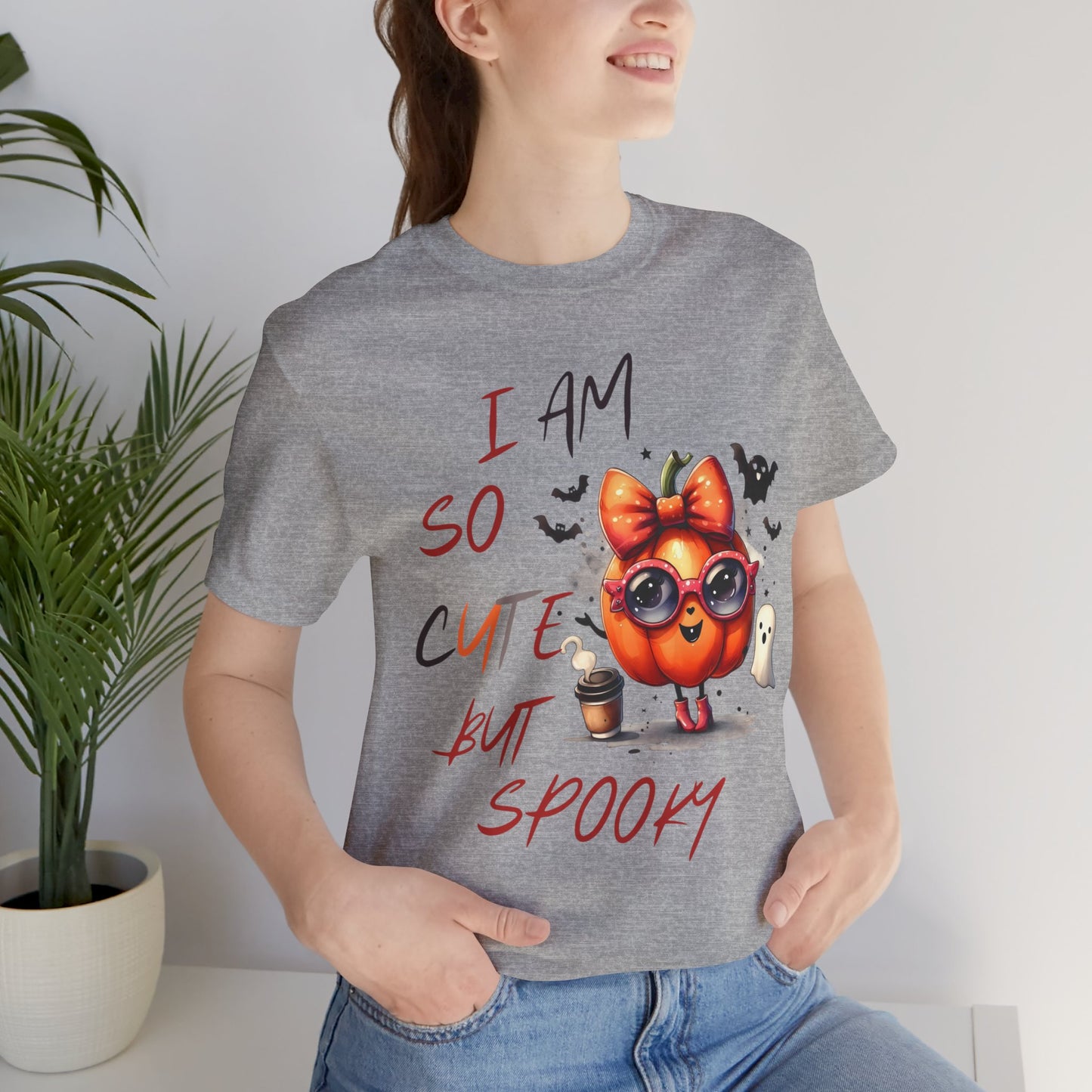 I Am So Spooky But Cute Halloween T-shirt, Happy Halloween T-shirt, Trick Or Treat T-shirt, Halloween T-shirt, Cool Halloween T-shirt, Spooky T-shirt,