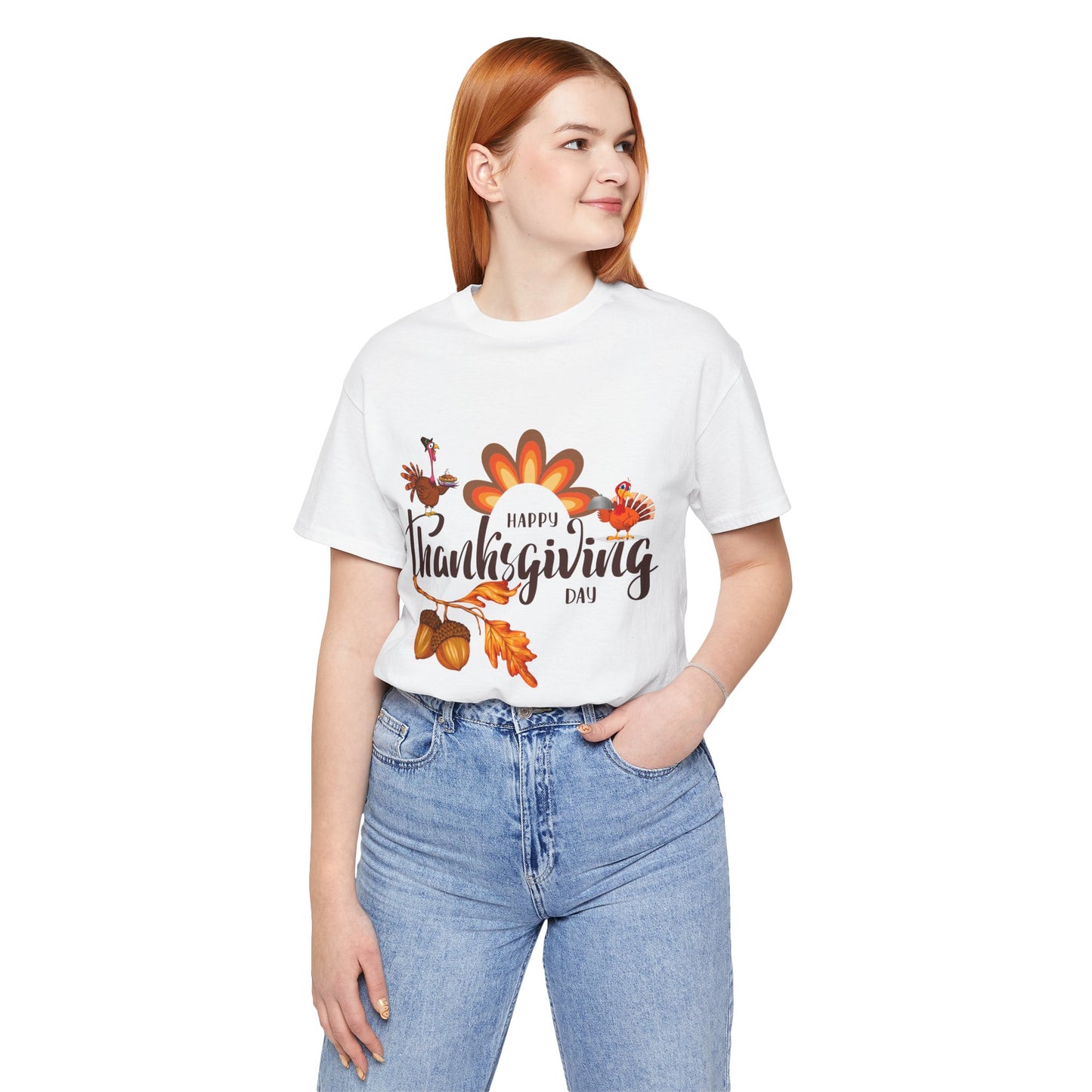 Happy Thanksgiving Day T-shirt, Happy thanksgiving 2024 T-shirt, Thanksgiving Gift,Turkey Shirt, Family Thanksgiving, Holiday Outfit.