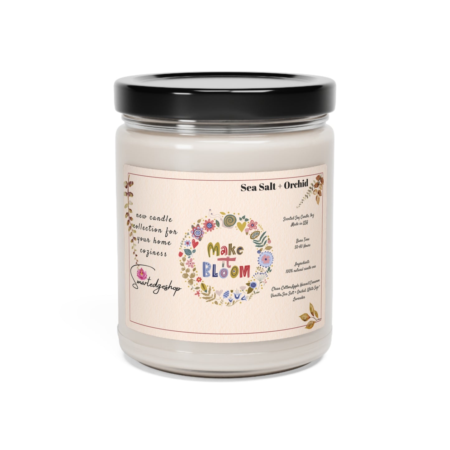 Make It Bloom Scented Soy Candle, 9oz