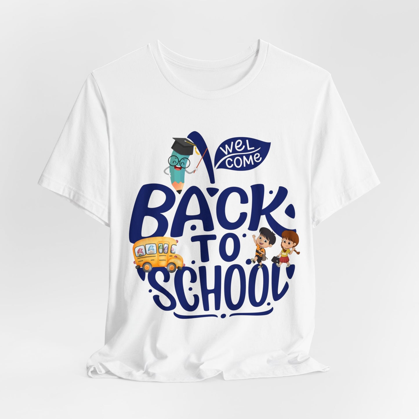 Welcome Back To School T-Shirt, Teacher T-Shirt, Teacher Back To school unisex jersey short sleeve.First Day Vibes T-Shirt.