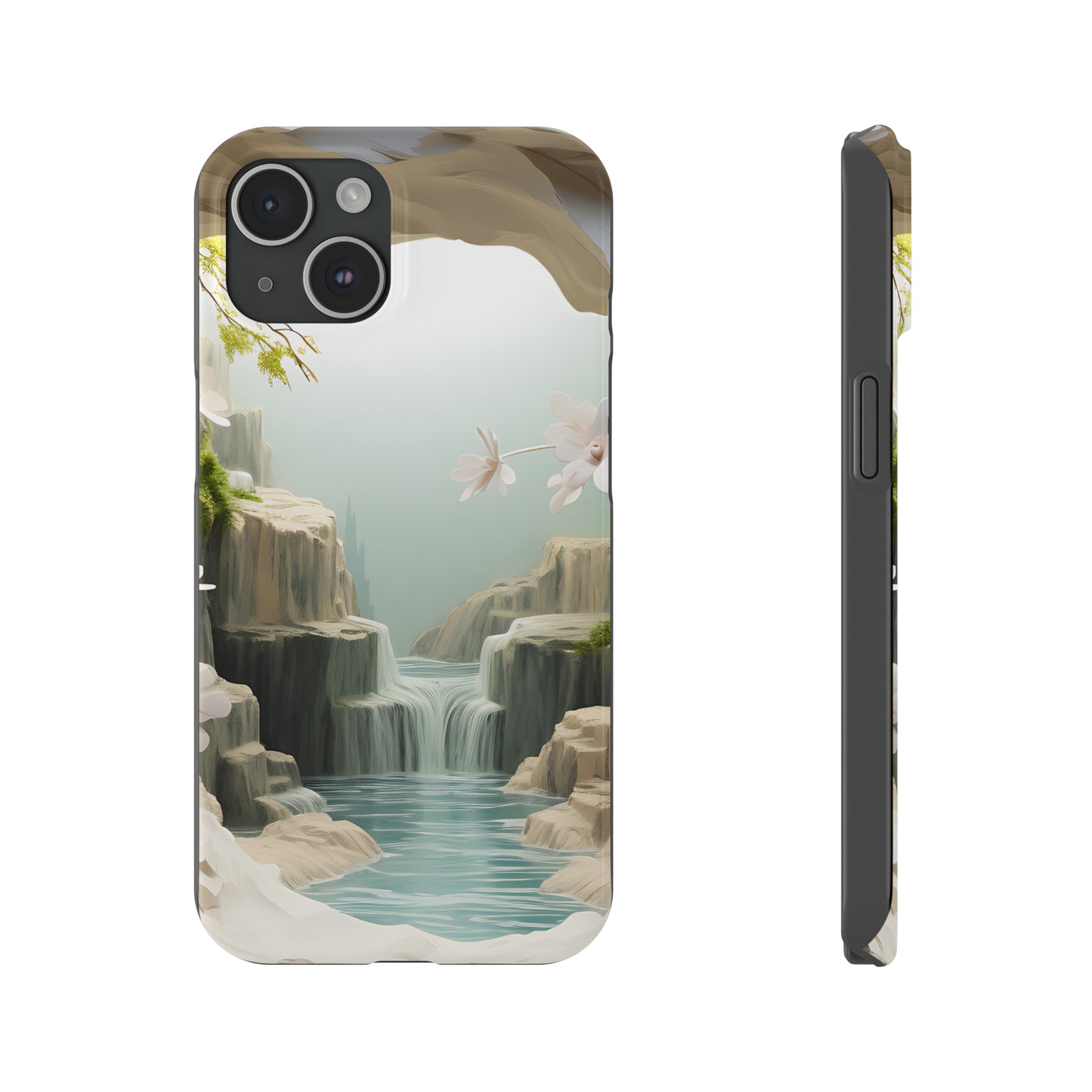 3D Landscape iPhone 15 Phone Cases.