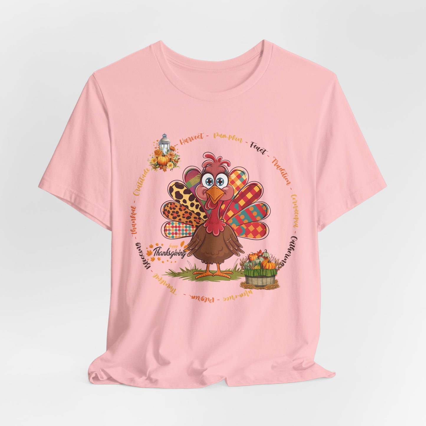 Happy Thanksgiving T-shirt, Happy thanksgiving 2024 T-shirt, Thanksgiving Gift,Turkey Shirt, Family Thanksgiving, Holiday Outfit.