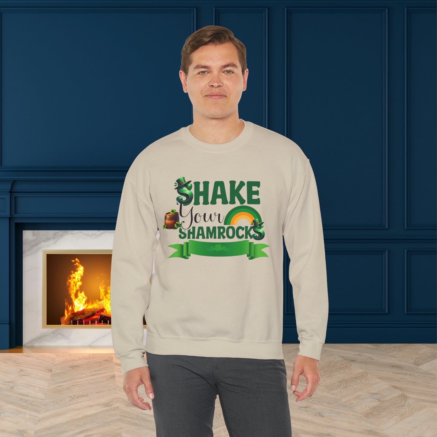 St Patrick's Day Unisex Heavy Blend™ Crewneck Sweatshirt