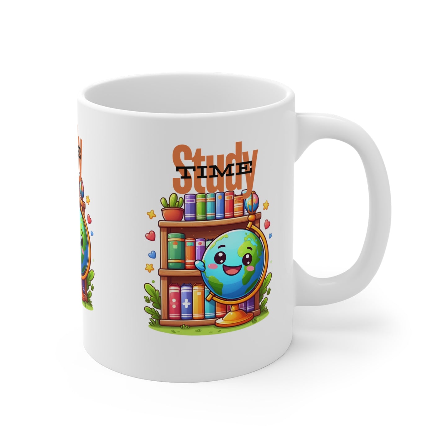 Study Time Mug, Back To School Mug.11oz. Ready To Rule The School Mug.11oz. Ready for School Mug.