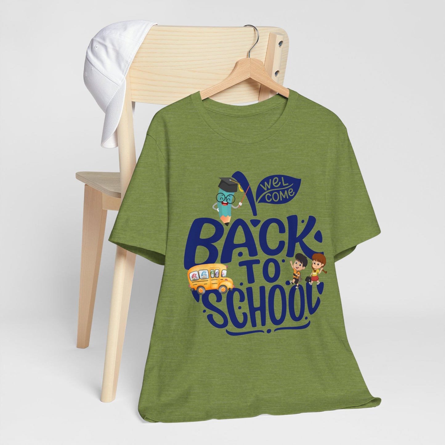 Welcome Back To School T-Shirt, Teacher T-Shirt, Teacher Back To school unisex jersey short sleeve.First Day Vibes T-Shirt.