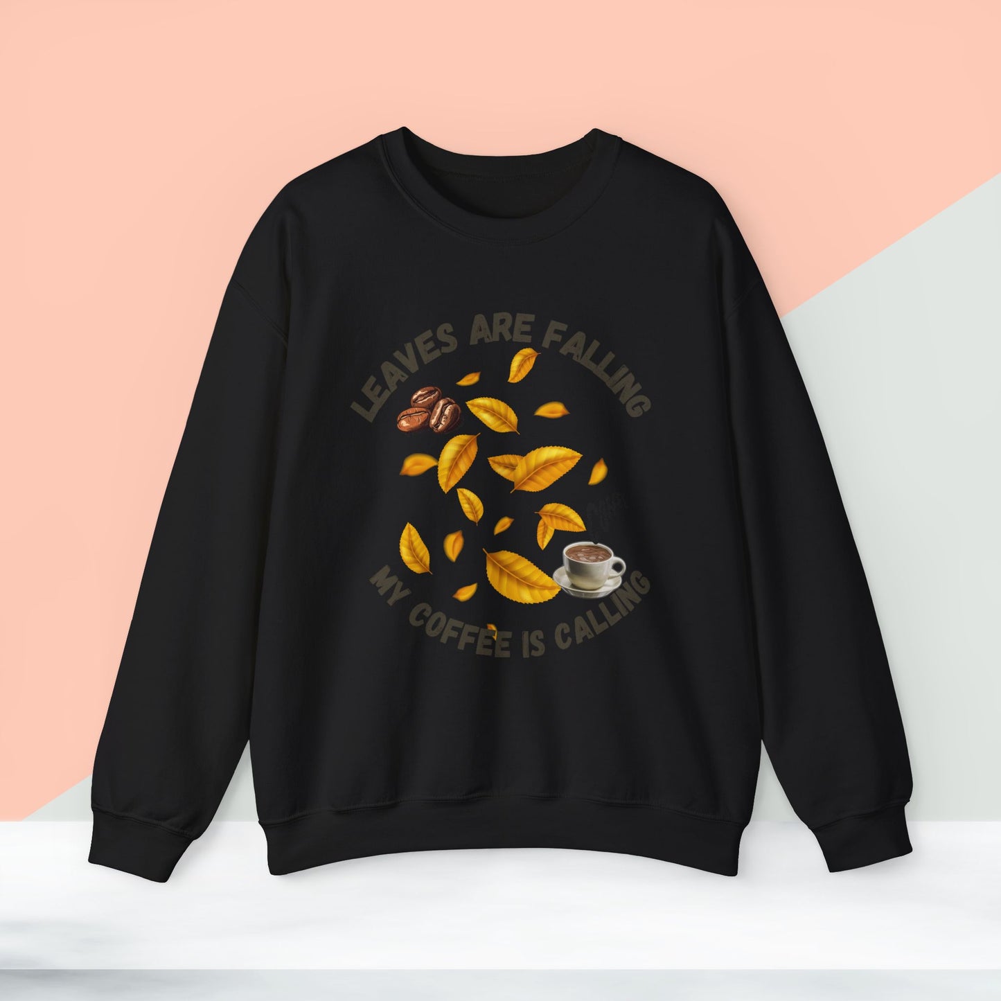 Leaves Are Falling Sweatshirt, HappyThanksgiving Sweatshirt - Unisex Heavy Blend, Happy Thanksgiving2024 Sweatshirt, Thanksgiving Gift, Festive Sweatshirt.