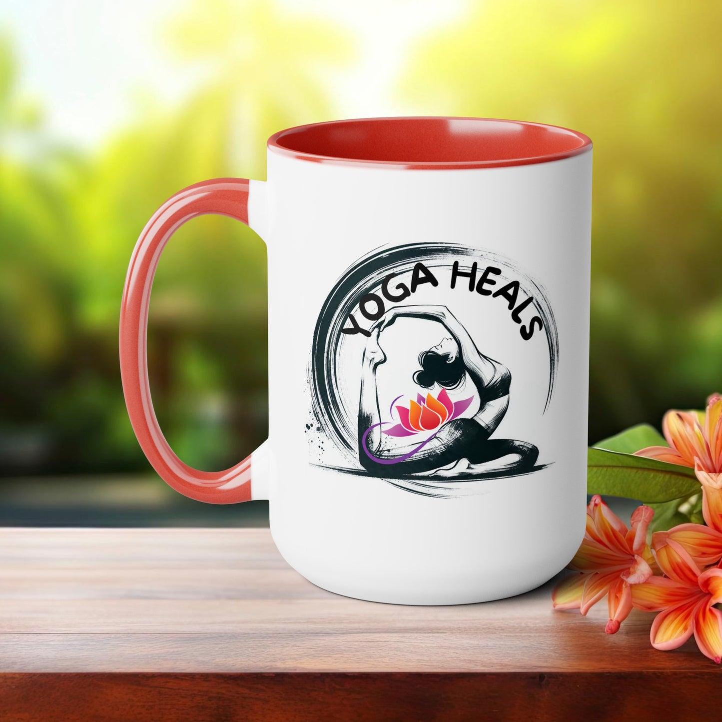 Yoga Heals Yoga Coffee Mug, Cute Yoga Coffee Mug, Yoga lovers Coffee Mug, Yoga Instructor Gift, Gift For Yoga lover, Gift For Yogi.