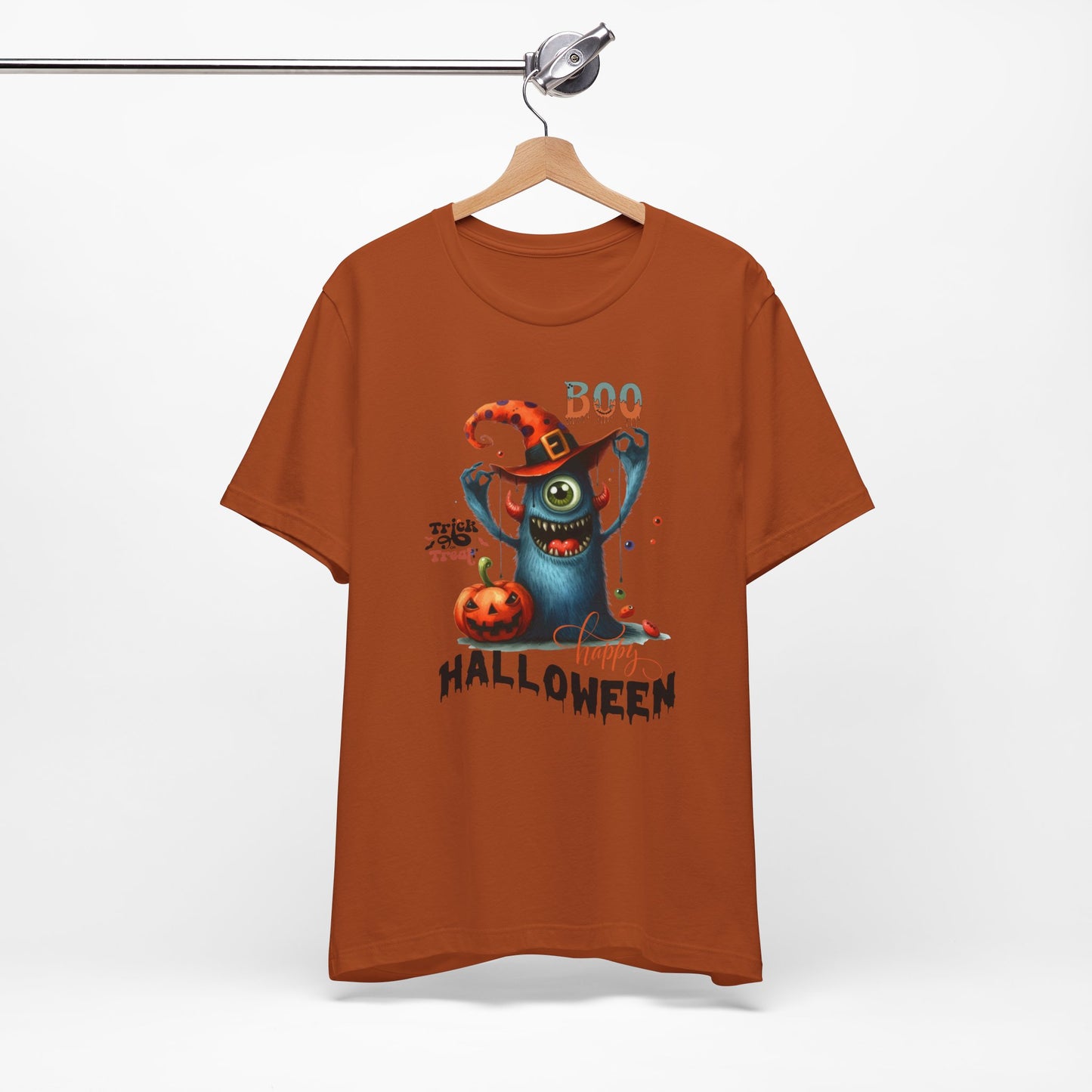 Boo Happy Halloween T-shirt, Happy Halloween T-shirt, Trick Or Treat T-shirt, Halloween T-shirt, Cool Halloween T-shirt, Spooky T-shirt,