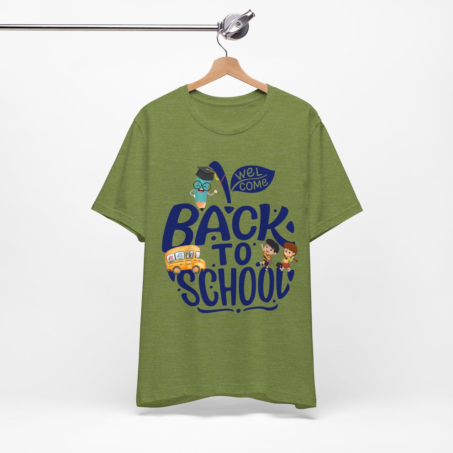 Welcome Back To School T-Shirt, Teacher T-Shirt, Teacher Back To school unisex jersey short sleeve.First Day Vibes T-Shirt.