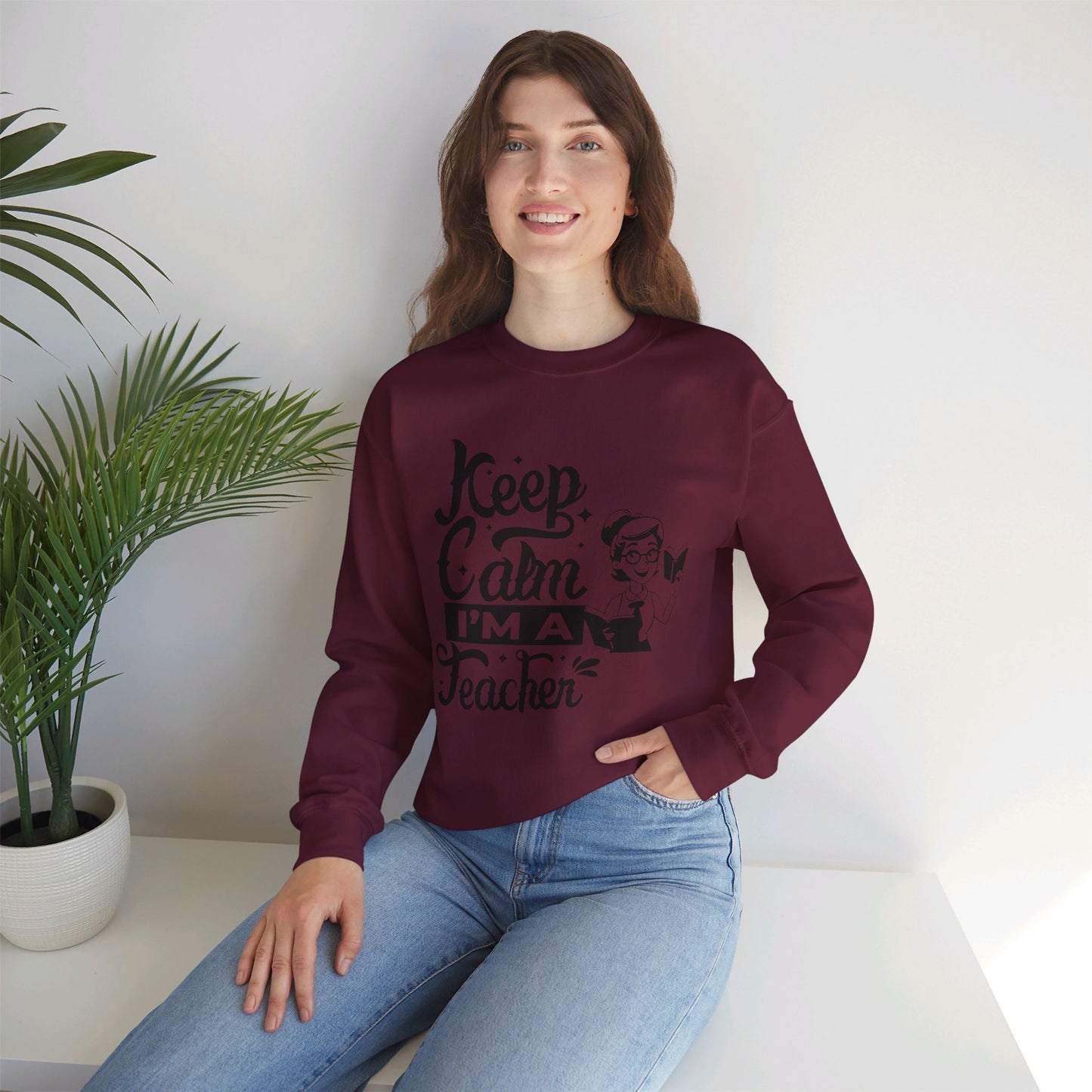 We Love Teachers Sweatshirt, Back To school unisex heavy blend crewneck sweatshirt, Teacher Back To school  Sweatshirt. First Day Vibes Sweatshirt.