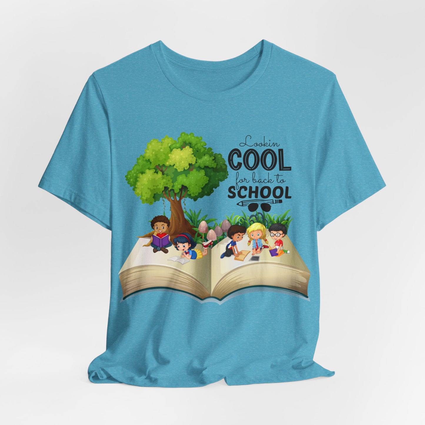 Looking Cool For BackTo School T-Shirt, Hello Teacher T-Shirt, Back To School T-Shirt, Teach Love Inspire Teacher Shirt, Teacher Back To school unisex jersey short sleeve.First Day Vibes T-Shirt.