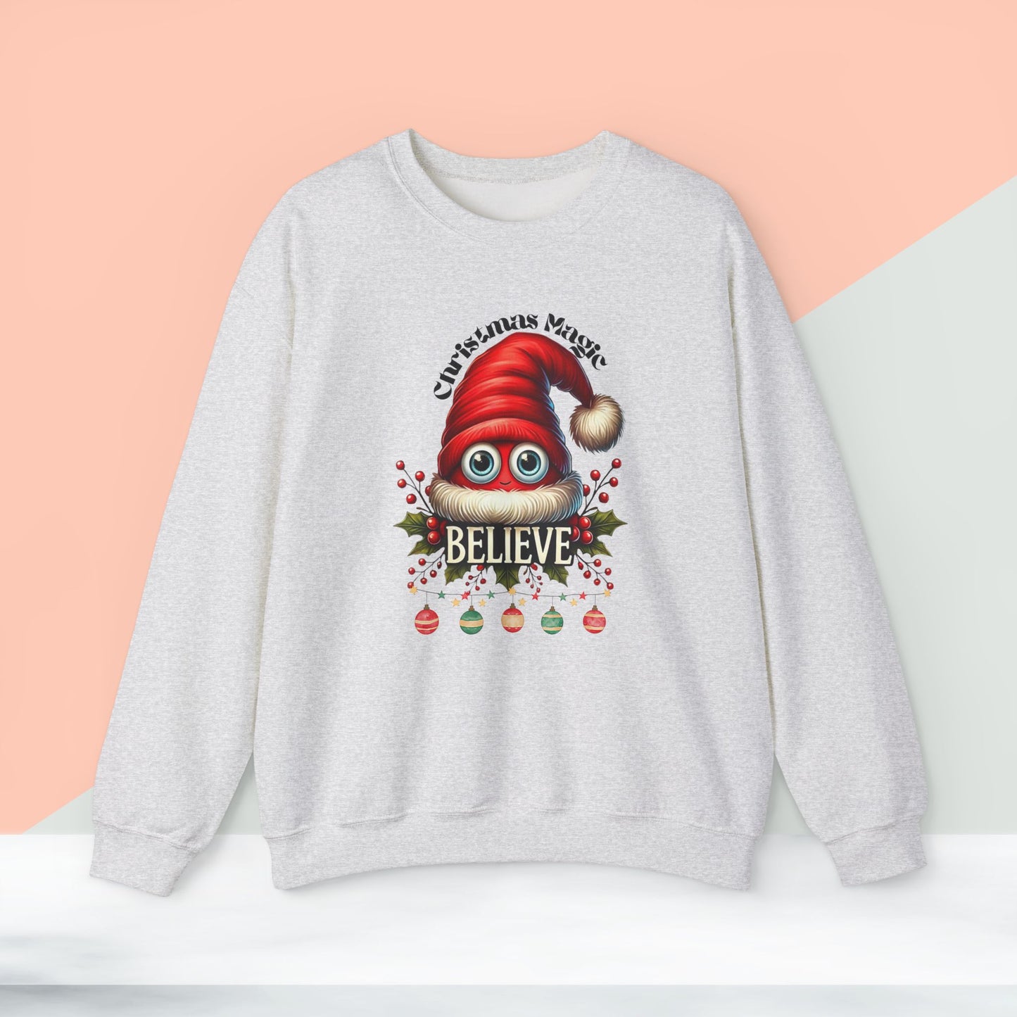 Christmas Magic Christmas Sweatshirt - Unisex Heavy Blend, Merry Christmas, Festive, Christmas Gift, Crewneck, merry Christmas Sweatshirt, Christmas Sweatshirt  Christmas Gift, Festive Sweatshirt.