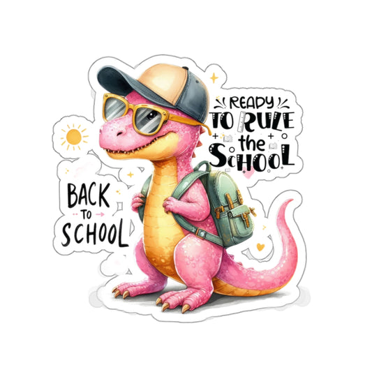 Ready To Rule The School Back To School Kiss-Cut Stickers, First Grade Squad Kiss-Cut Stickers, Gift for First graders, Ready for School, Back to Learning.