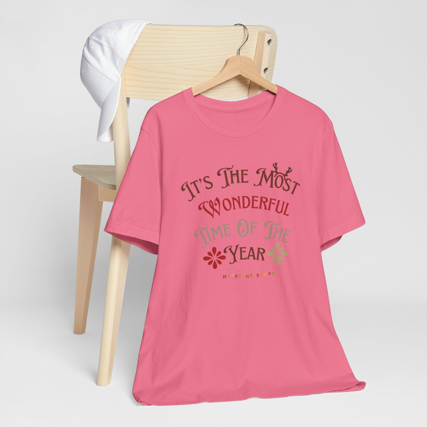 It's Most Wonderful Time Of The Year Unisex Tee, Christmas Shirt, Christmas Outfit, Merry Christmas T-shirt, Merry Christmas 2024 T-shirt, Christmas Gift, Family Holiday Outfit.