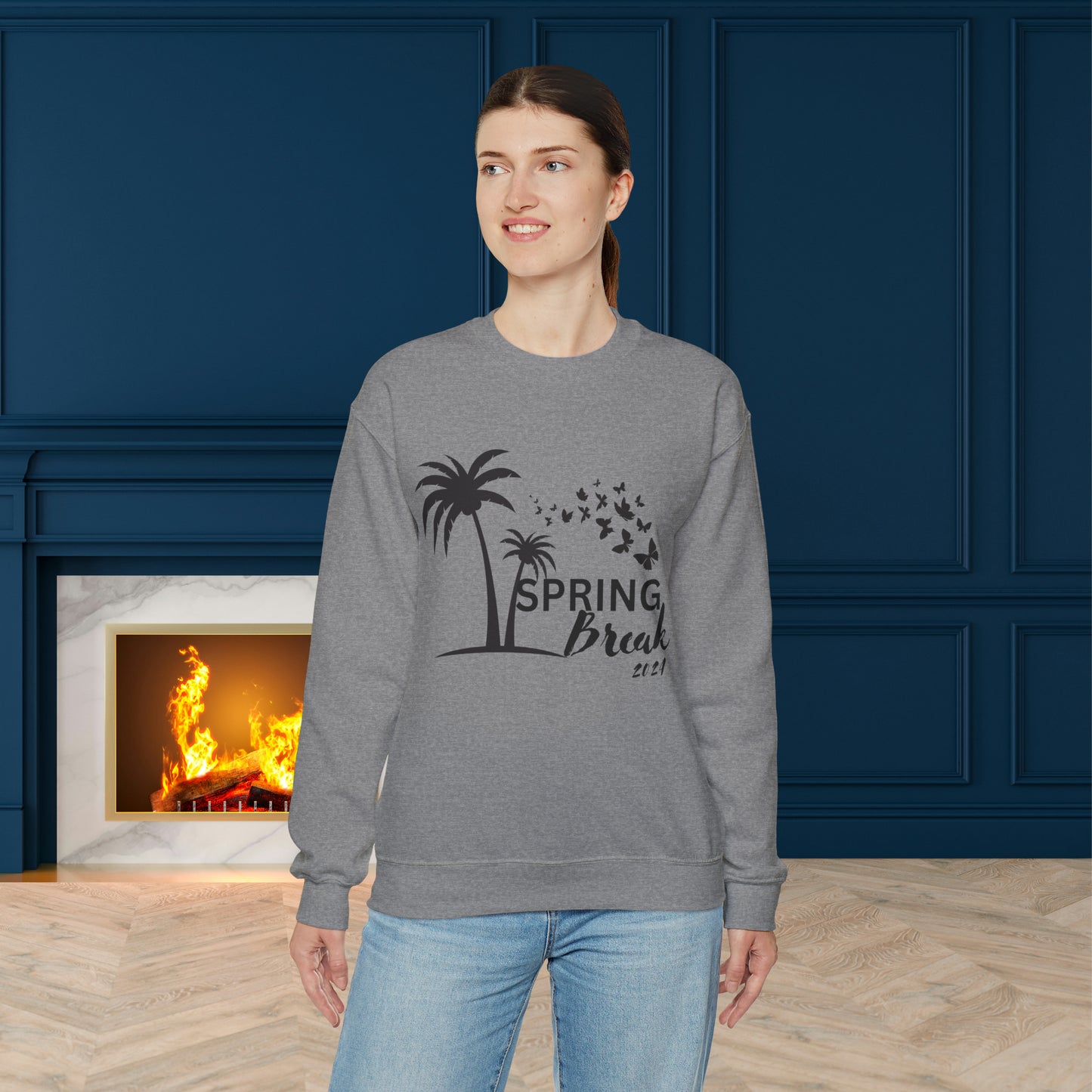 Spring Break 2024 Unisex Crewneck Sweatshirt