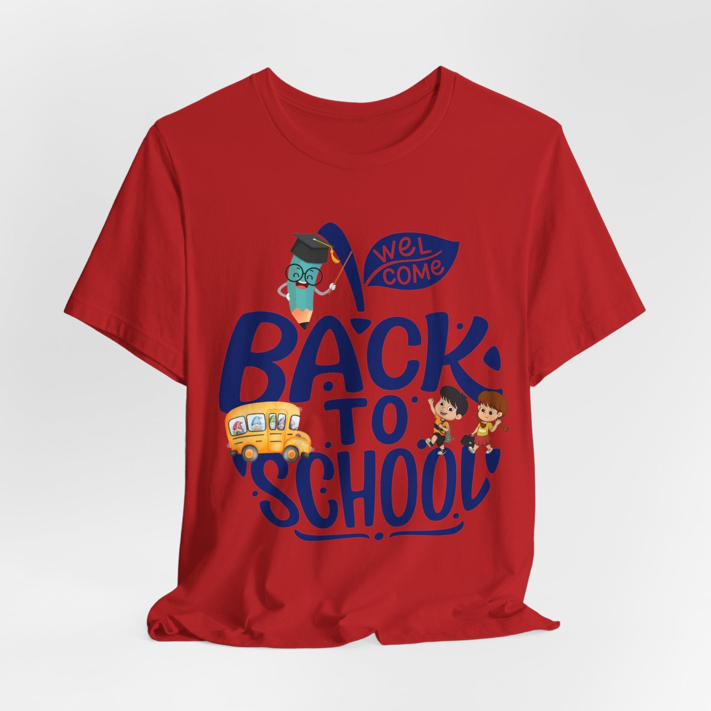 Welcome Back To School T-Shirt, Teacher T-Shirt, Teacher Back To school unisex jersey short sleeve.First Day Vibes T-Shirt.