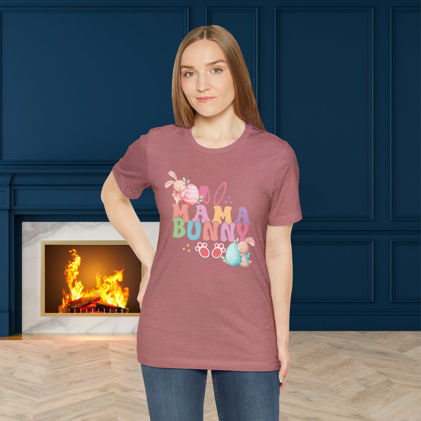 Mama Bunny Unisex Jersey Short Sleeve Tee