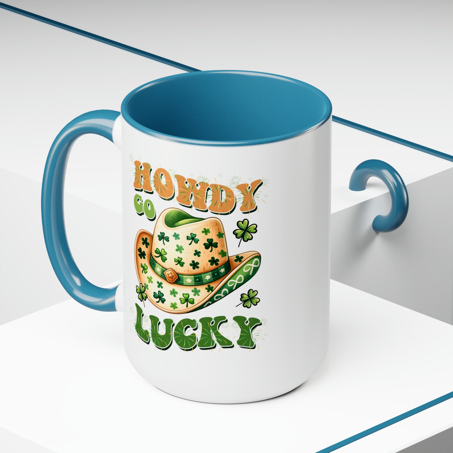 St Patrick's Day two-Tone Coffee Mugs, 15oz