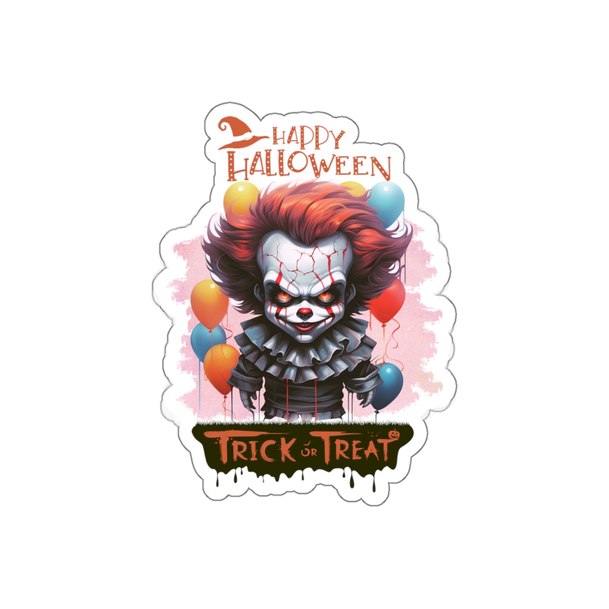 Happy Halloween Kiss-Cut Stickers, Cute Ghost Halloween Kiss-Cut Stickers, Happy Halloween Kiss-Cut Stickers, Spooky Season Kiss-Cut Stickers, Trick Or Treat Halloween Kiss-Cut Stickers.