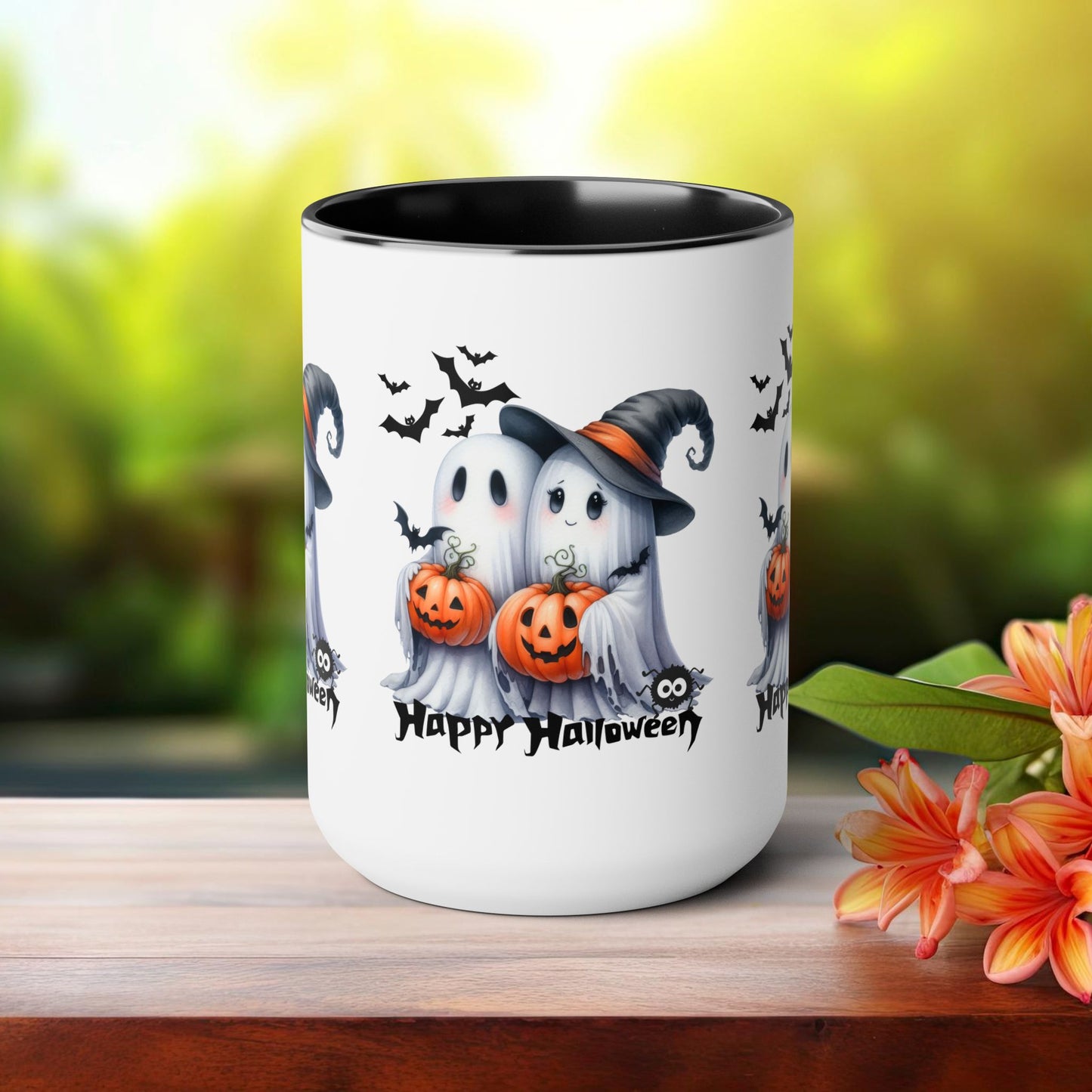 Happy Halloween Coffee Mug,  Let's Go Halloween Coffee Mug, Trick or Treat Halloween Coffee Mug, Cute Skeleton Coffee Mug, Spooky Season Halloween Coffee Mug.