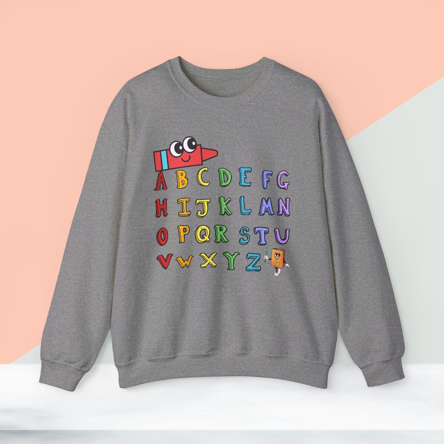 Back To school unisex heavy blend crewneck sweatshirt, We Love Teachers Sweatshirt,Teacher Back To school  Sweatshirt. First Day Vibes Sweatshirt.