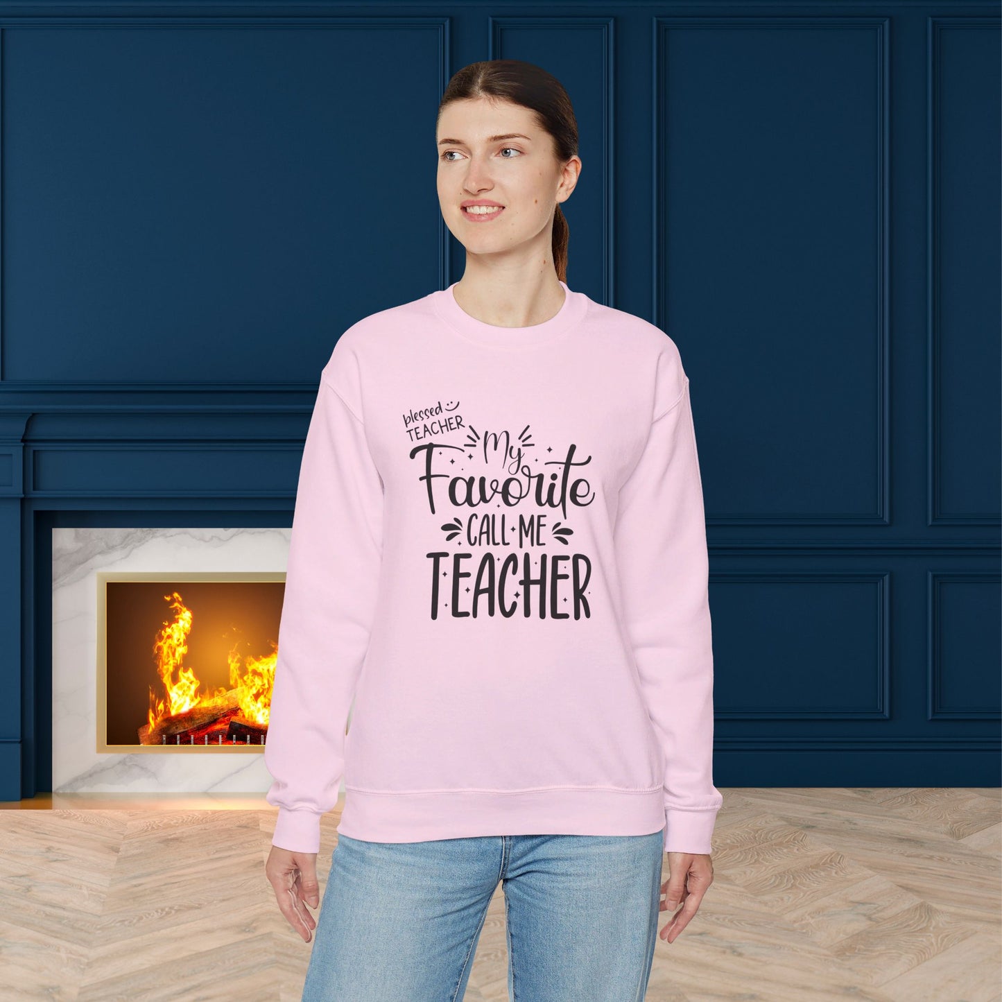 We Love Teachers Sweatshirt, Back To school unisex heavy blend crewneck sweatshirt, Teacher Back To school  Sweatshirt. First Day Vibes Sweatshirt.