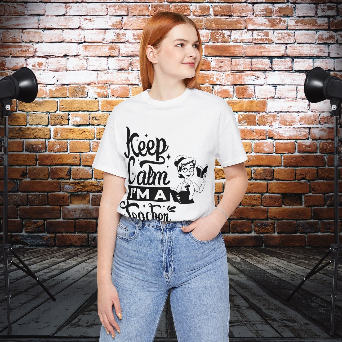 Keep Calm I Am A Teacher T-Shirt, Back To School T-Shirt, Teach Love Inspire Teacher Shirt, Teacher Back To school unisex jersey short sleeve.First Day Vibes T-Shirt.