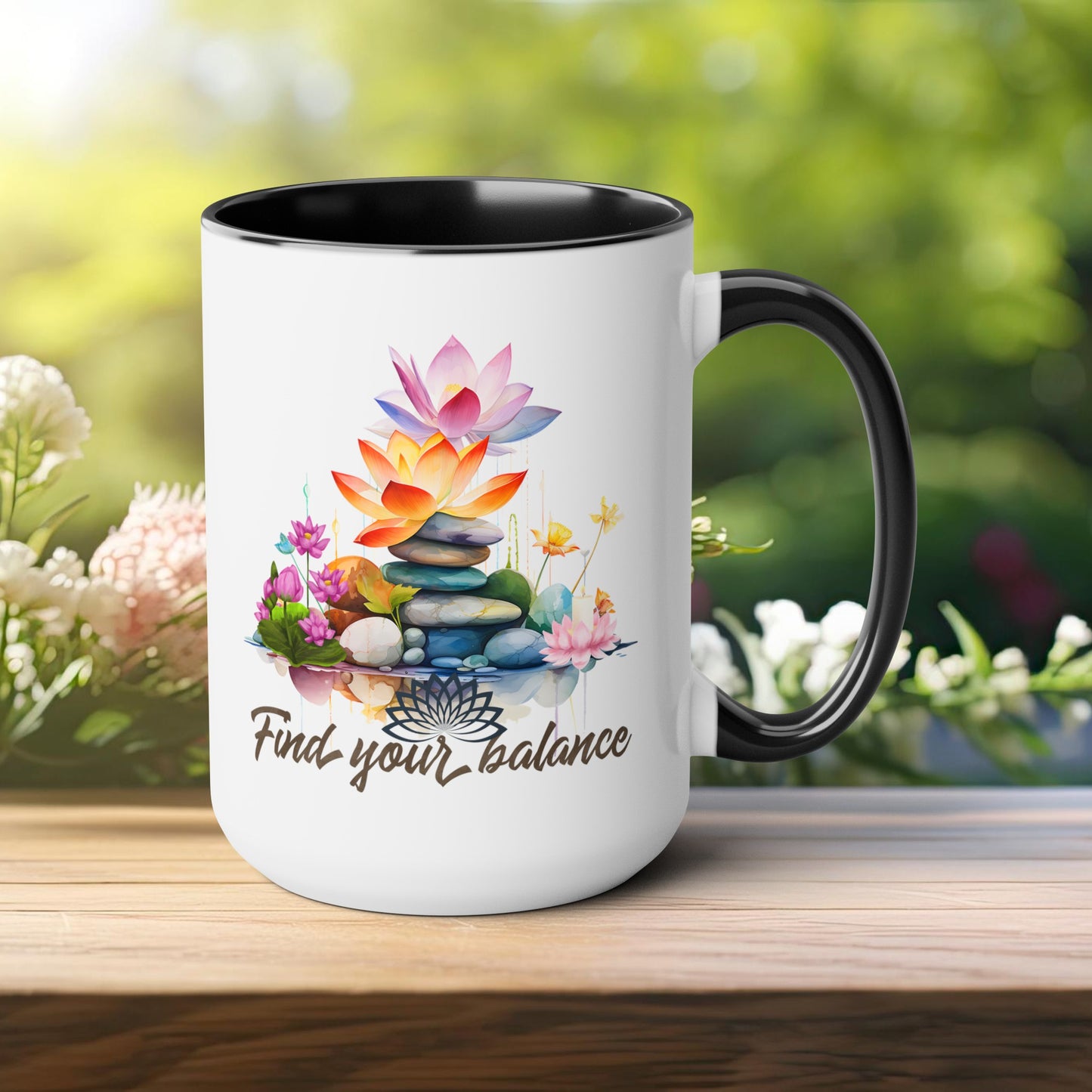 Find Your Balance Yoga Coffee Mug, Cute Yoga Coffee Mug, Yoga lovers Coffee Mug, Yoga Instructor Gift, Gift For Yoga lover, Gift For Yogi.