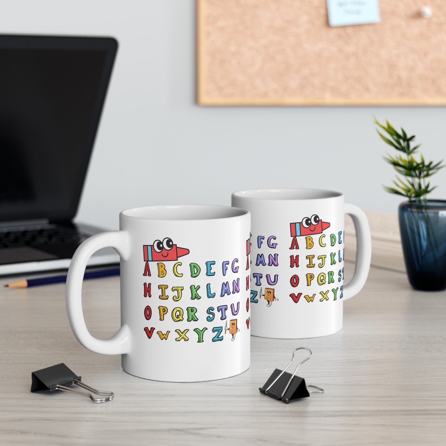 ABC Back To School Mug, Back To School Mug.11oz. Ready To Rule The School Mug.11oz. Ready for School Mug.