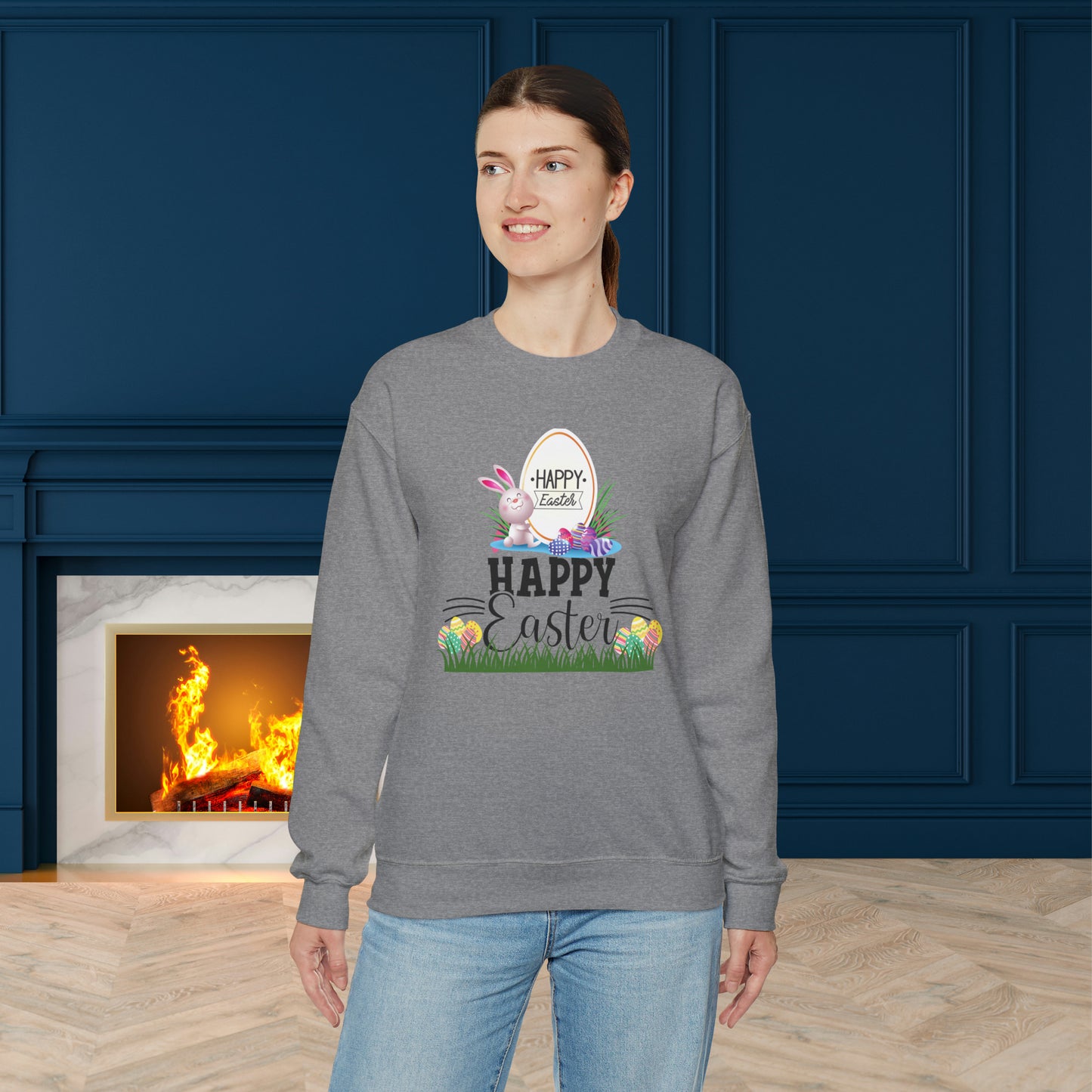 Happy Ester Unisex Crewneck Sweatshirt