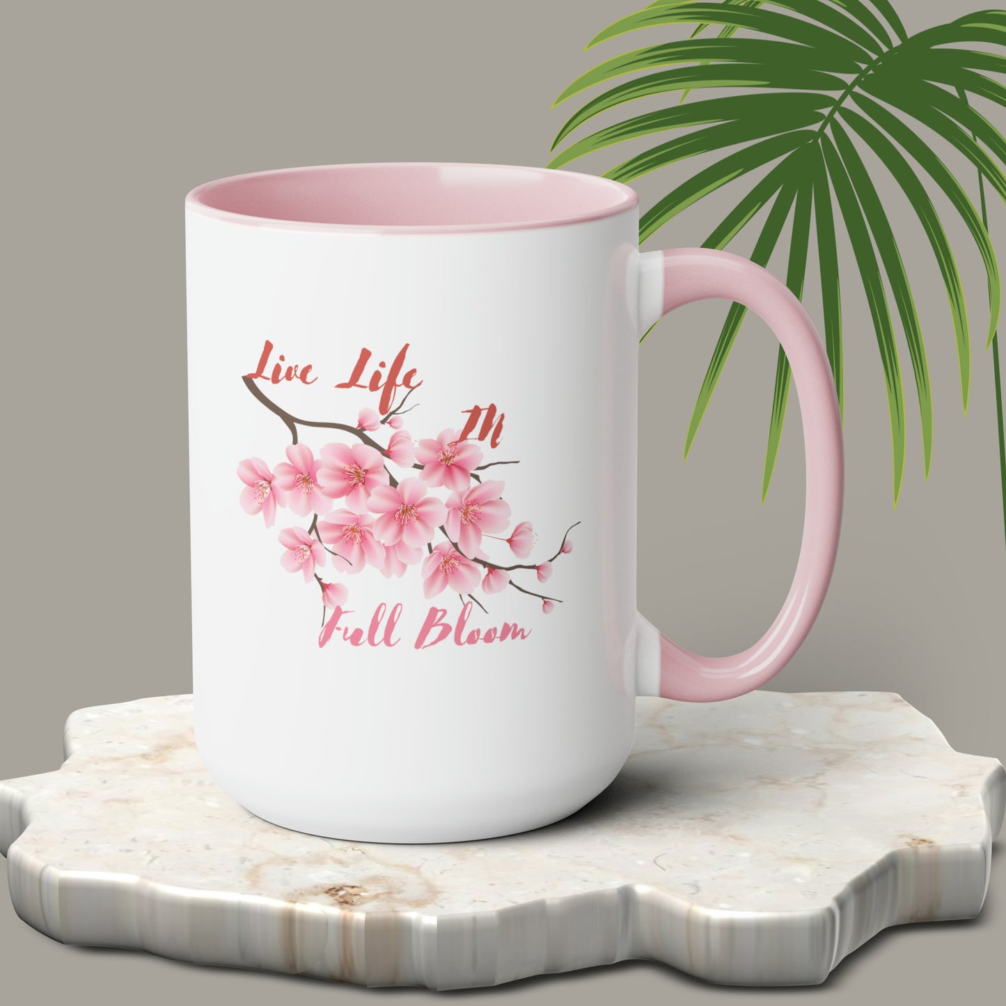 Spring two-Tone Coffee Mugs, 15oz