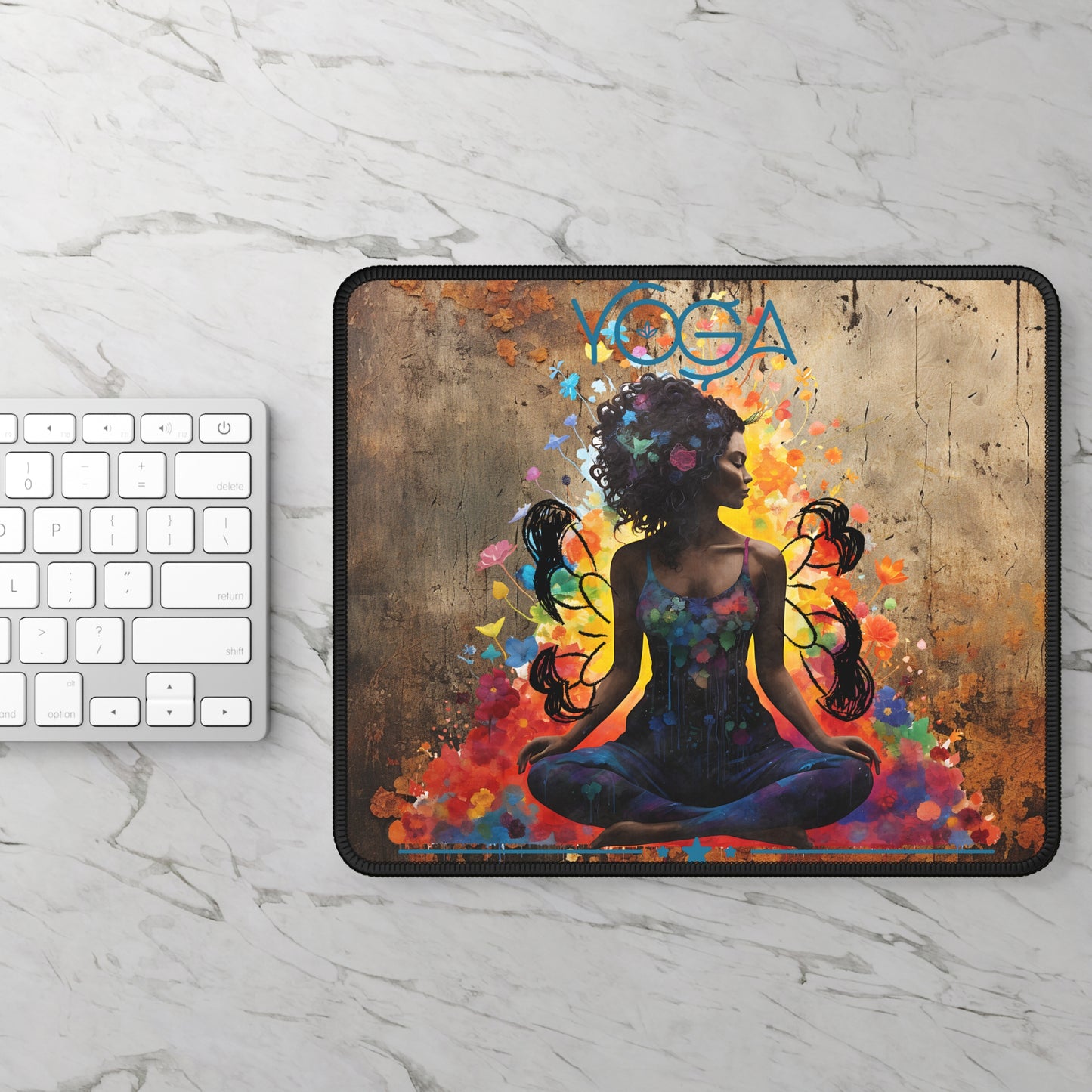 Yoga Mouse Pad,Unique Gift For Meditation And Yoga Lover, Cute Yoga Mouse Pad, Mindful Yoga Gift, Yoga lover Mouse Pad, Yoga Instructor Gift, Gift For Yoga lovers, Gift For Yogi.