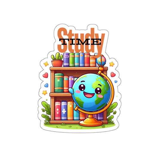 Study Time Back To School Kiss-Cut Stickers, First Grade Squad Kiss-Cut Stickers, Gift for First graders, Ready for School, Back to Learning.