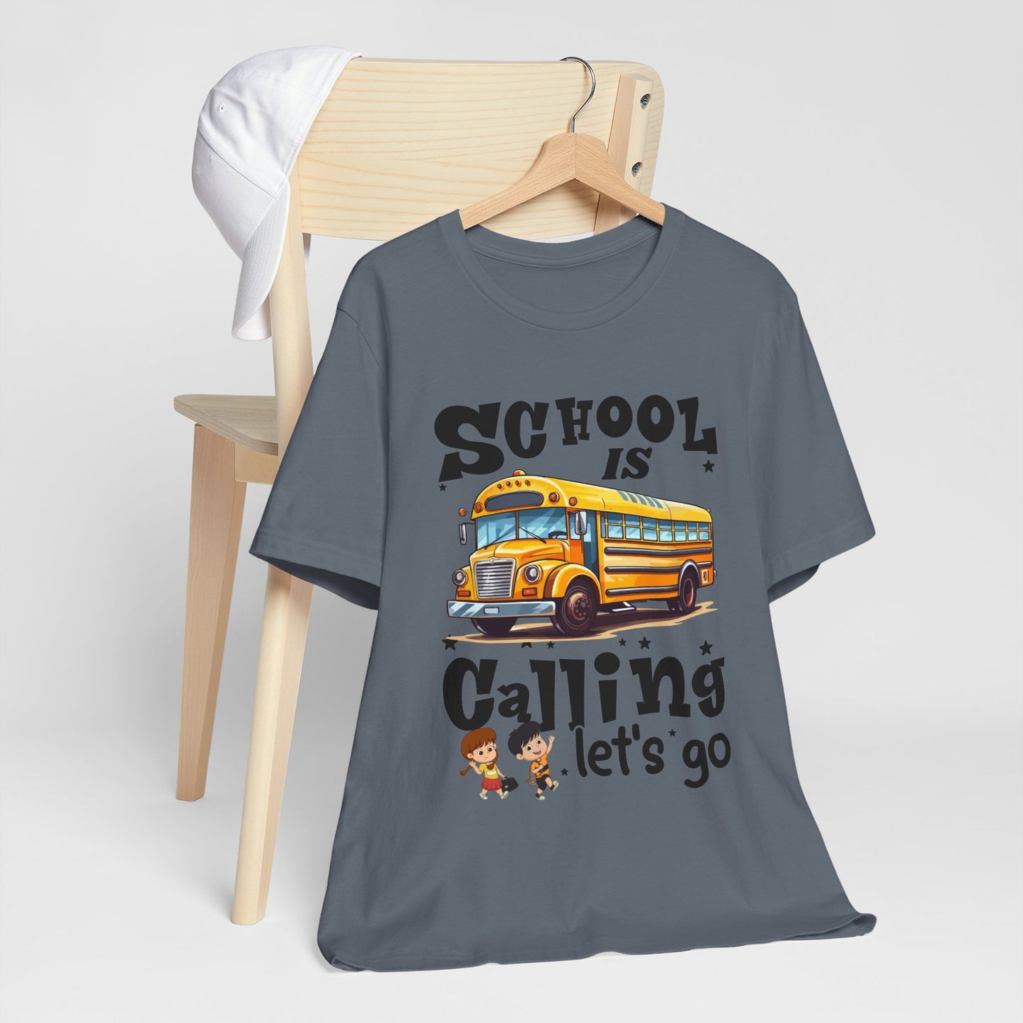 School Is calling T-shirt, First Day Of School T-Shirt, Teacher Back To school unisex jersey short sleeve.First Day Vibes T-Shirt.