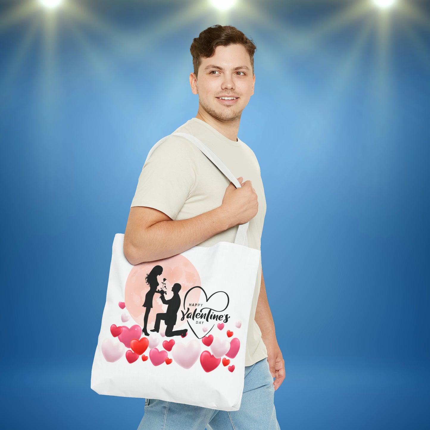 Happy Valentines Day Tote Bag