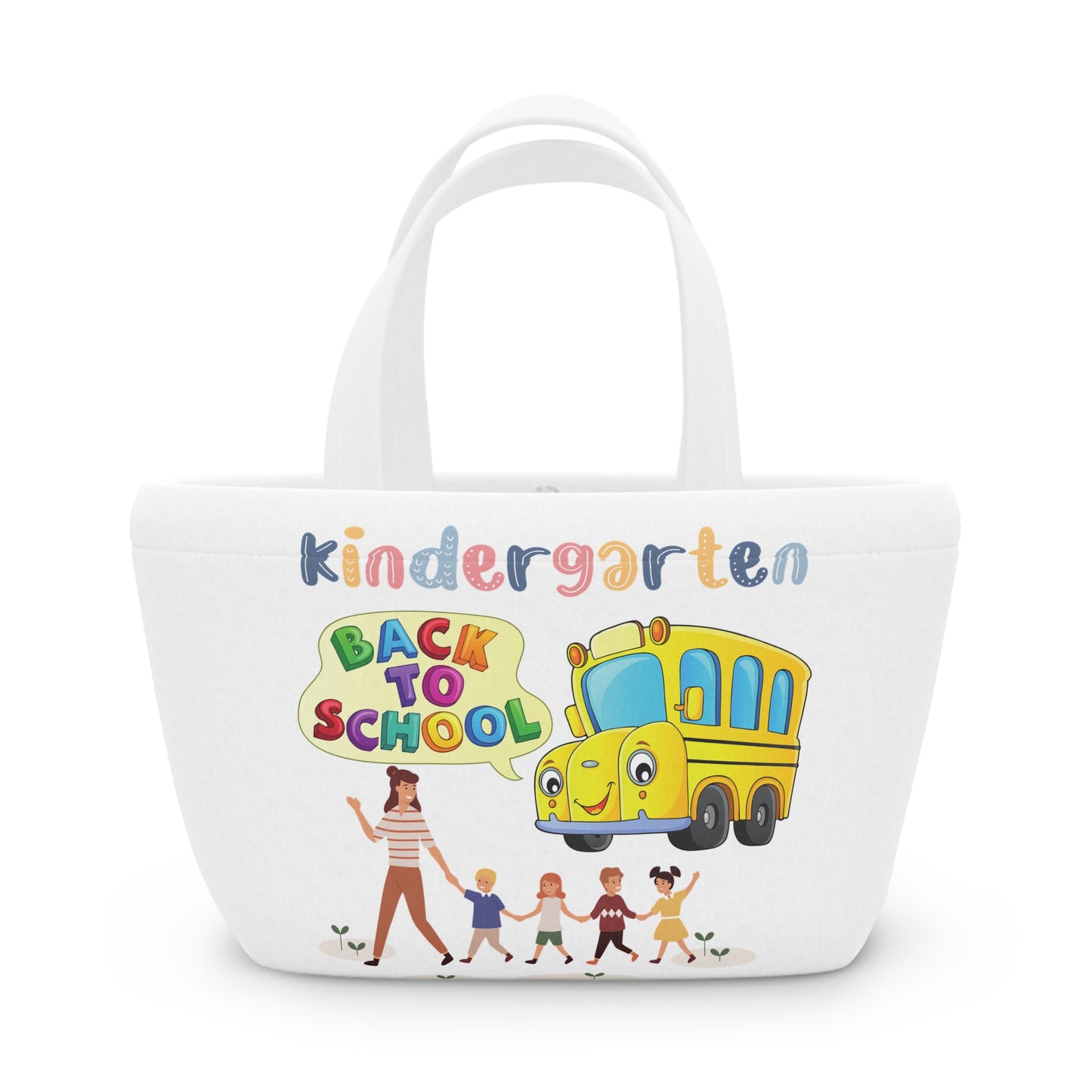 Back To School Lunch Bag, Back to Learning Lunch Bag, Ready for School Lunch Bag.