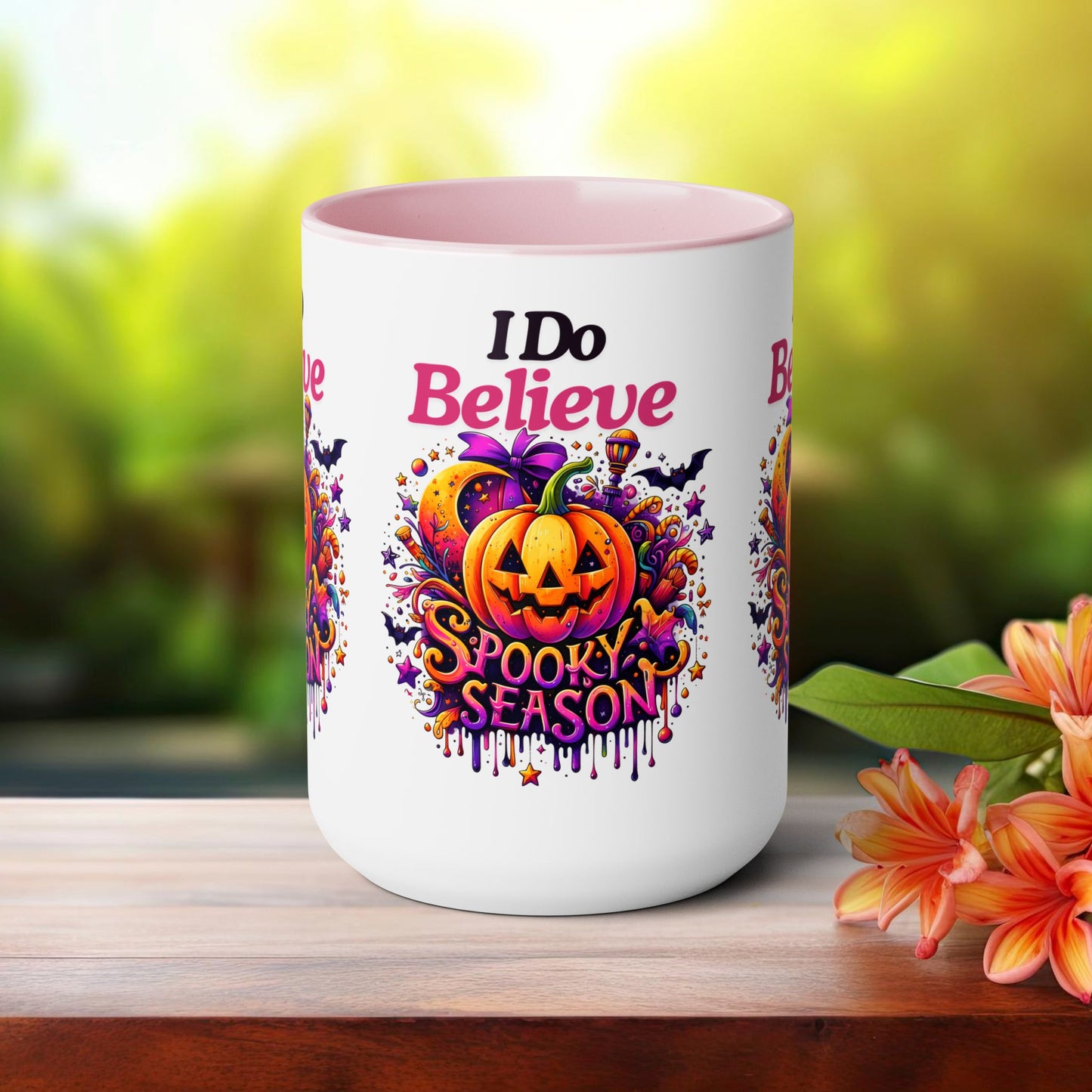 I Do Believe Spooky Season Halloween Coffee Mug,  Let's Go Halloween Coffee Mug, Trick or Treat Halloween Coffee Mug, Cute Skeleton Coffee Mug, Spooky Season Halloween Coffee Mug.