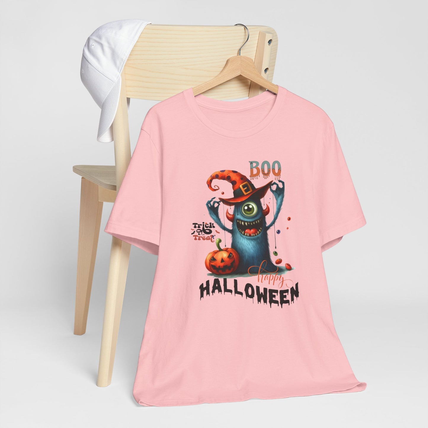 Boo Happy Halloween T-shirt, Happy Halloween T-shirt, Trick Or Treat T-shirt, Halloween T-shirt, Cool Halloween T-shirt, Spooky T-shirt,