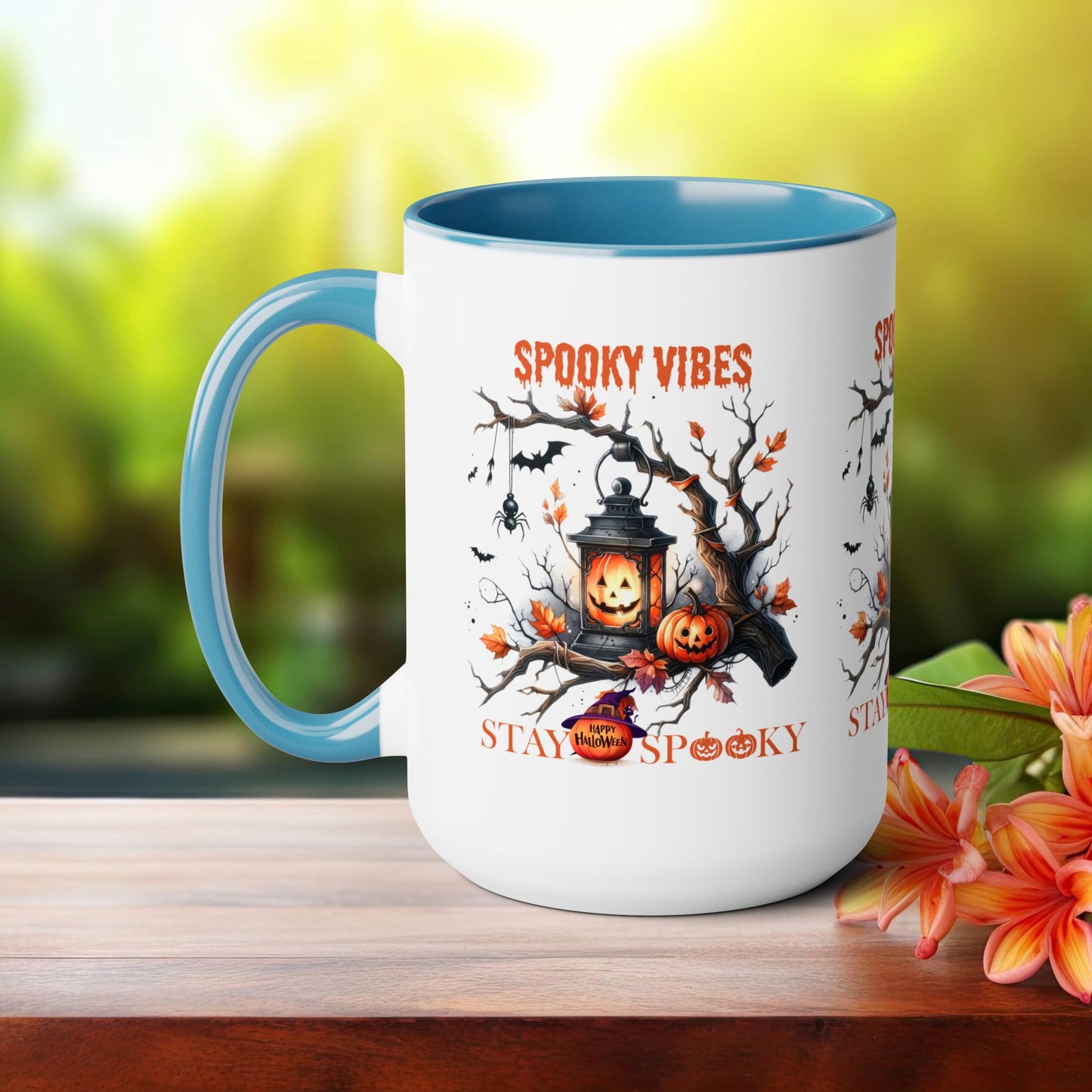 Spooky Vibes Halloween Coffee Mug,  Stay Spooky Halloween Coffee Mug, Trick or Treat Halloween Coffee Mug, Cute Skeleton Coffee Mug, Spooky Season Halloween Coffee Mug.