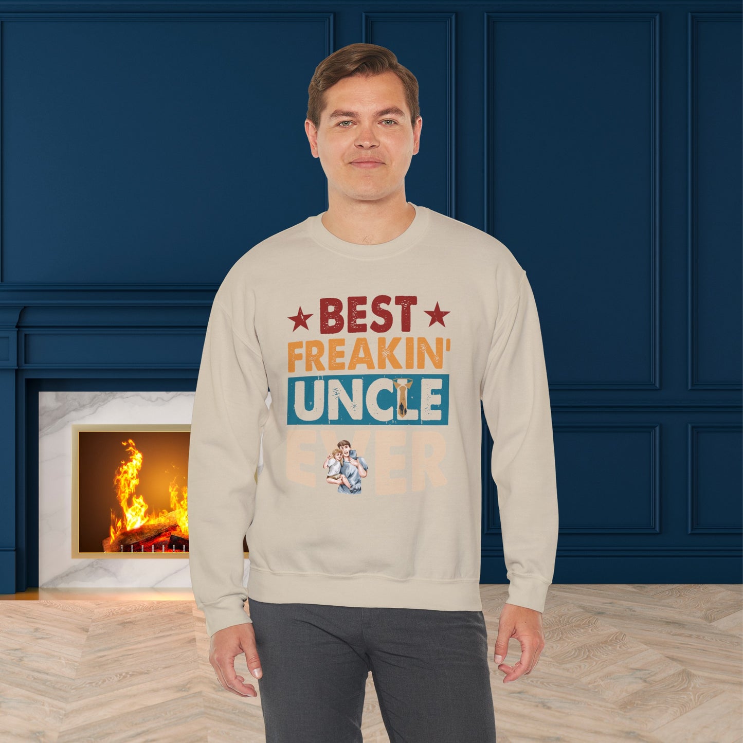 Happy Father's Day Sweatshirt For Uncle, Uncle Sweatshirt, Gift For Uncle.