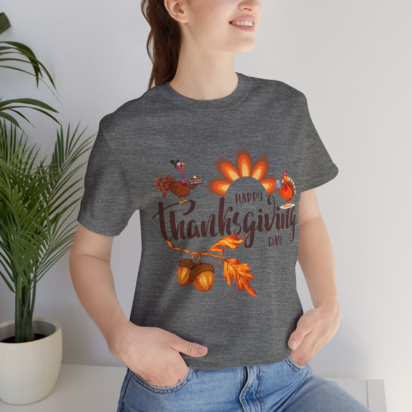 Happy Thanksgiving Day T-shirt, Happy thanksgiving 2024 T-shirt, Thanksgiving Gift,Turkey Shirt, Family Thanksgiving, Holiday Outfit.