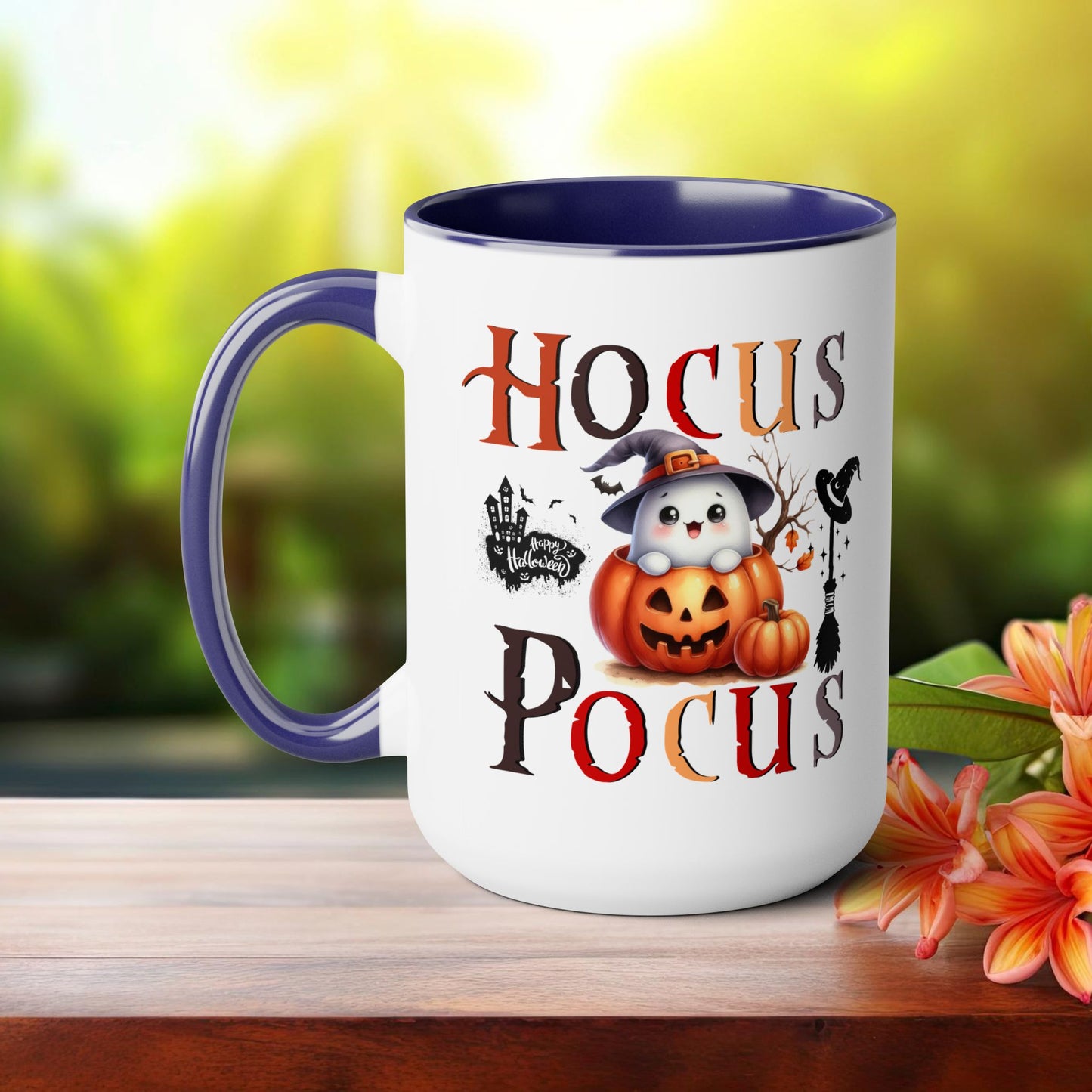 Hocus Pocus Halloween Coffee Mug,  Let's Go Halloween Coffee Mug, Trick or Treat Halloween Coffee Mug, Cute Skeleton Coffee Mug, Spooky Season Halloween Coffee Mug.